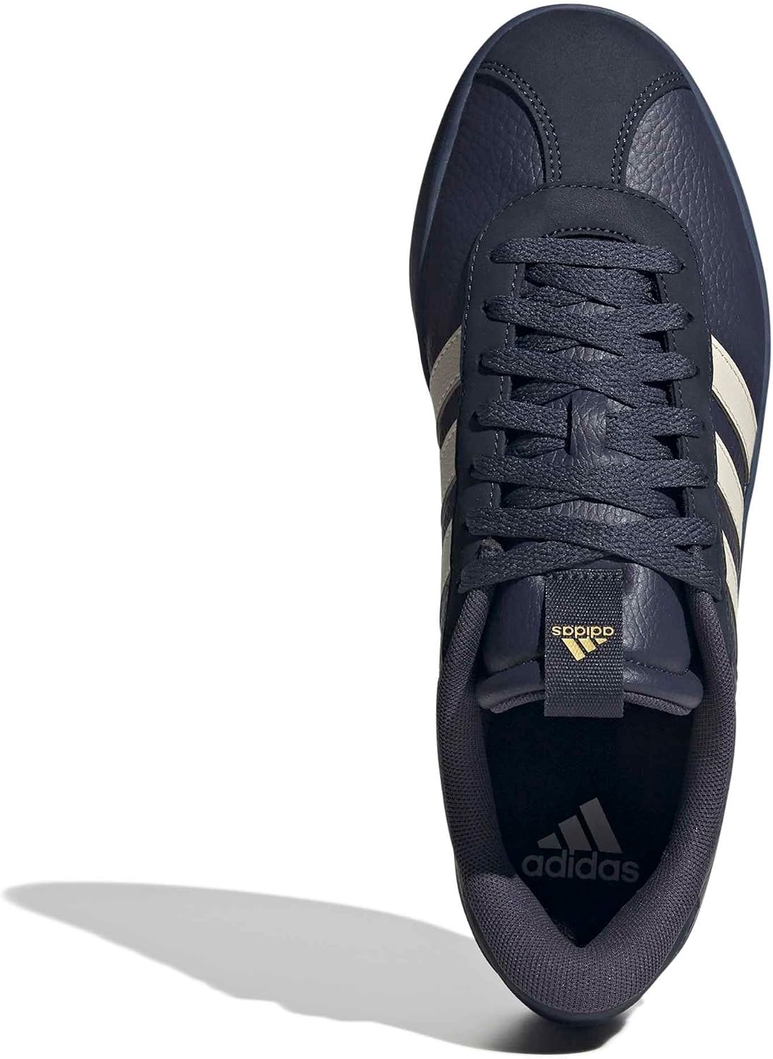 image:imageadidas Mens VL Court 30 SneakersShadow NavyWonder WhiteGold Metallic