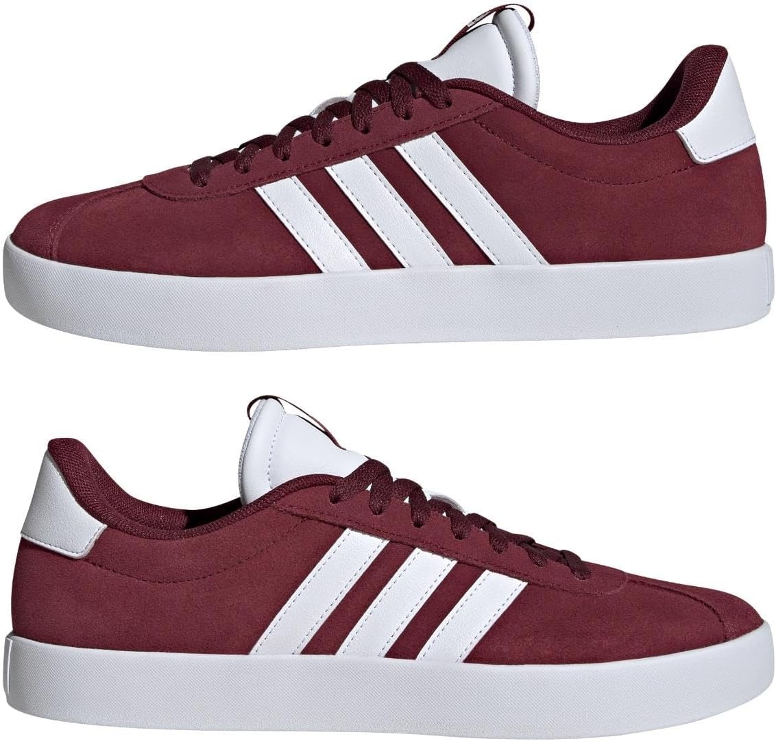 image:imageadidas Mens VL Court 30 SneakersShadow RedWhiteShadow Red