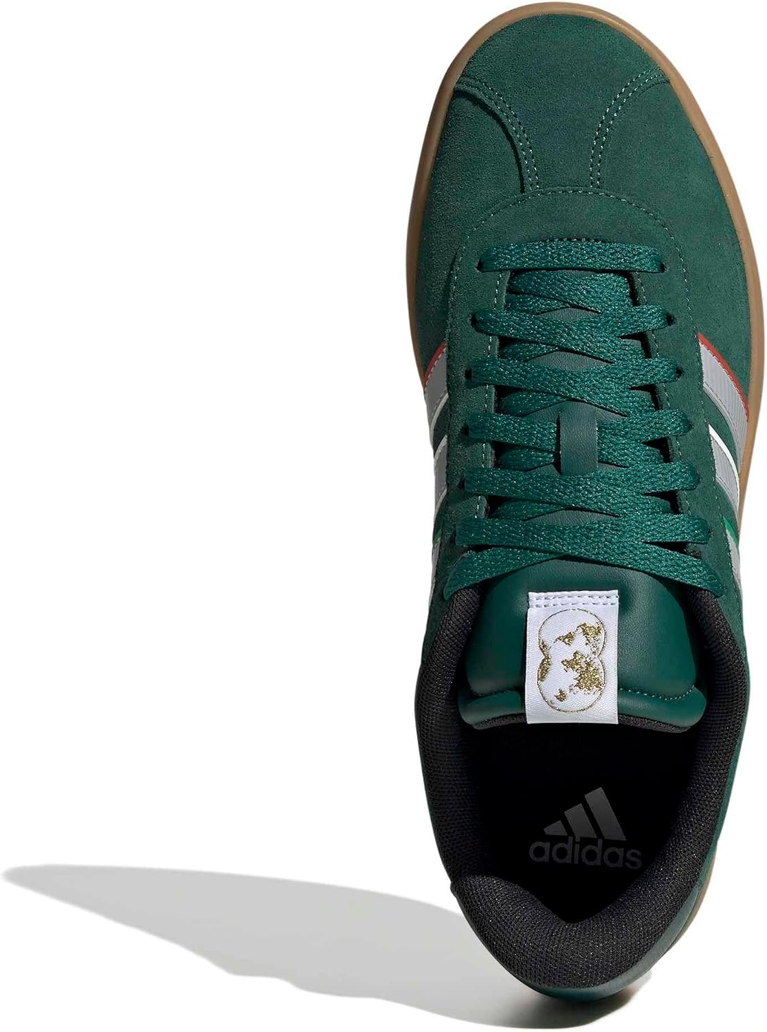 image:imageadidas Mens VL Court 30 SneakersTeam Dark GreenGreyWhite