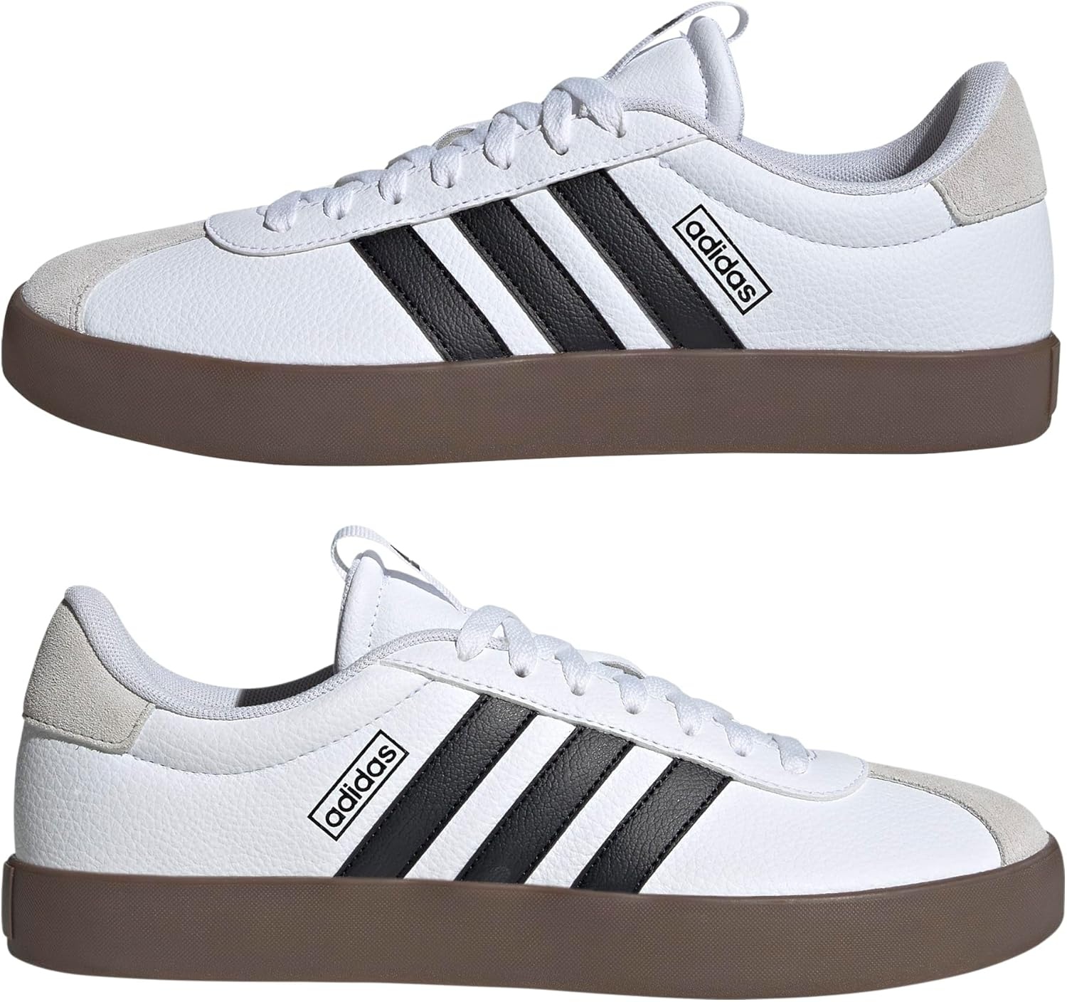 image:imageadidas Mens VL Court 30 SneakersWhite ftwr White core Black