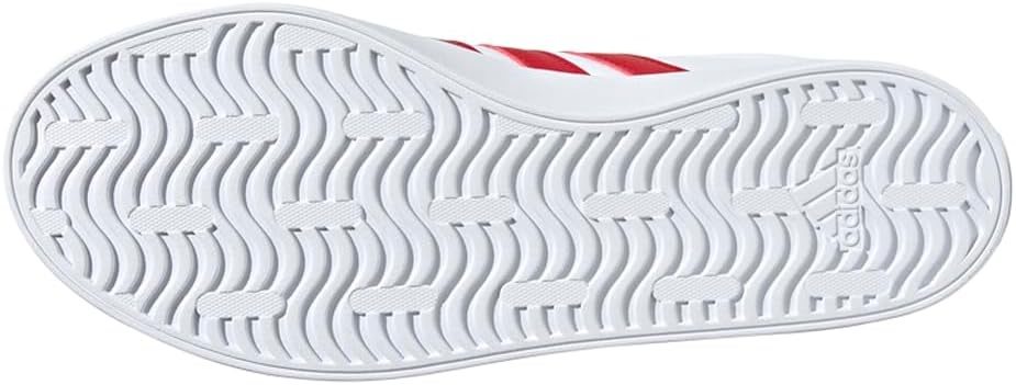 image:imageadidas Mens VL Court 30 SneakersWhiteBetter ScarletTeam Navy Blue