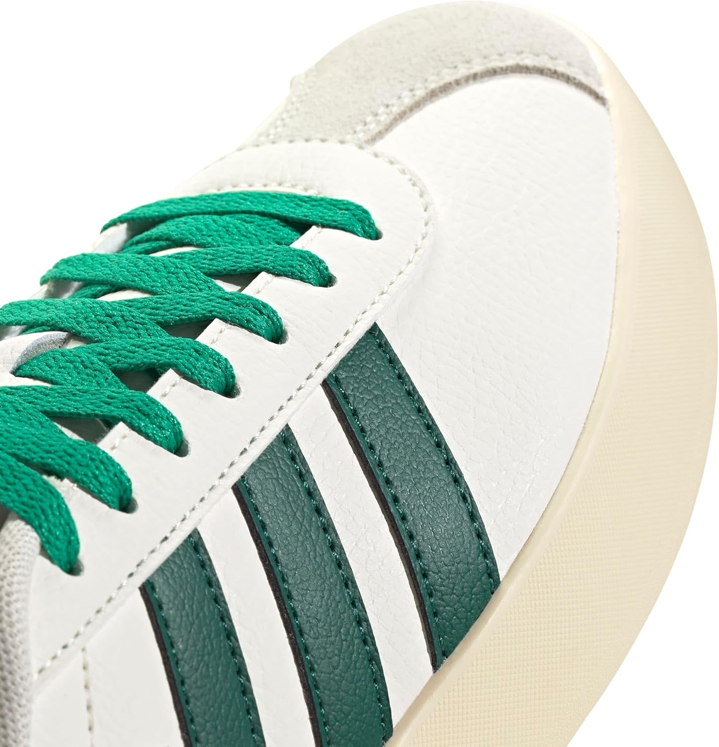 image:imageadidas Mens VL Court 30 SneakersWhiteCollegiate GreenCourt Green