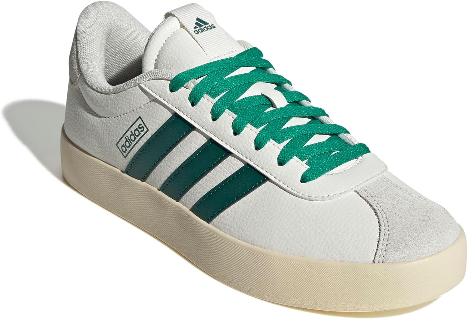image:imageadidas Mens VL Court 30 SneakersWhiteCollegiate GreenCourt Green