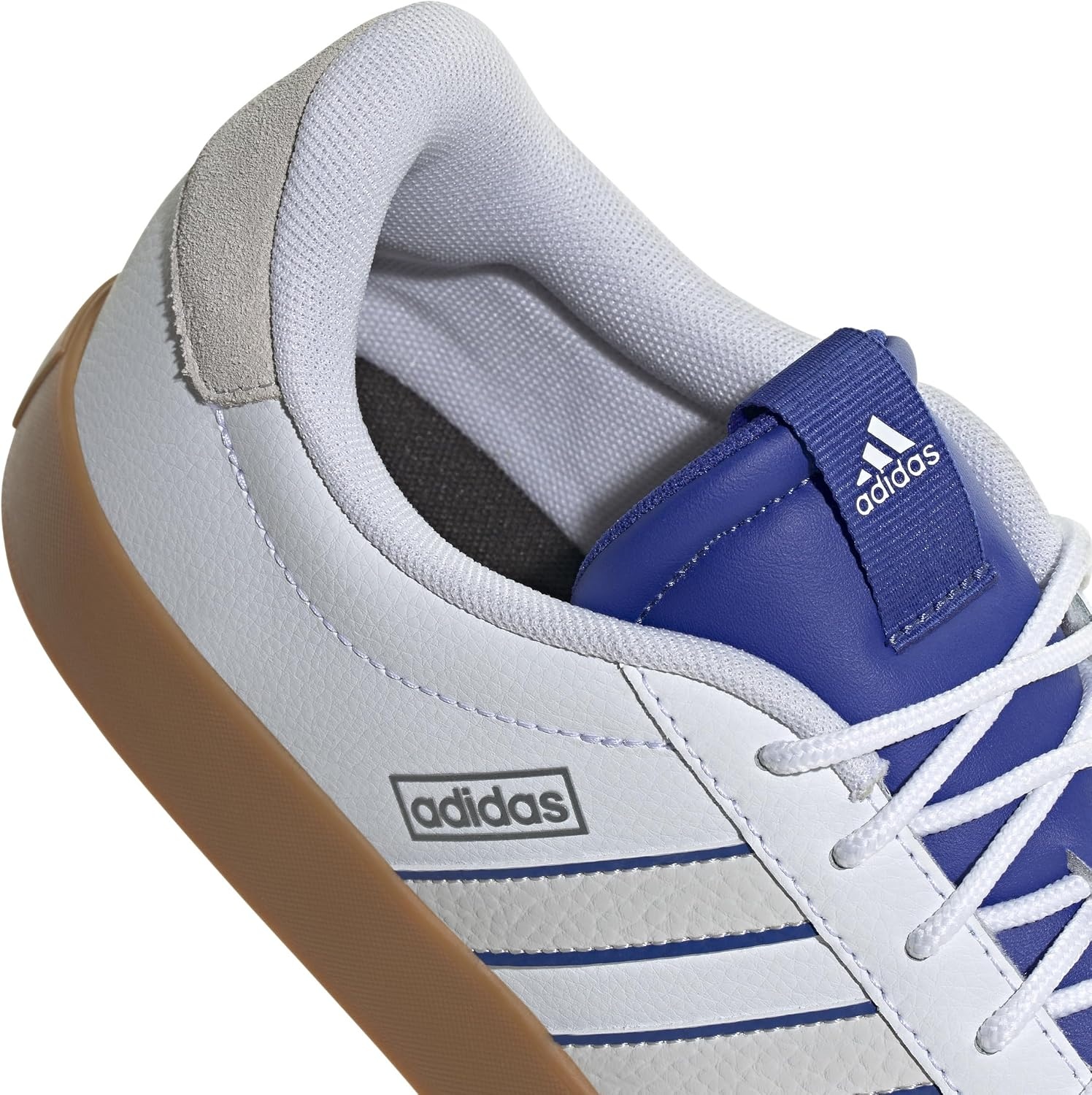 image:imageadidas Mens VL Court 30 SneakersWhiteCrystal WhiteSemi Lucid Blue