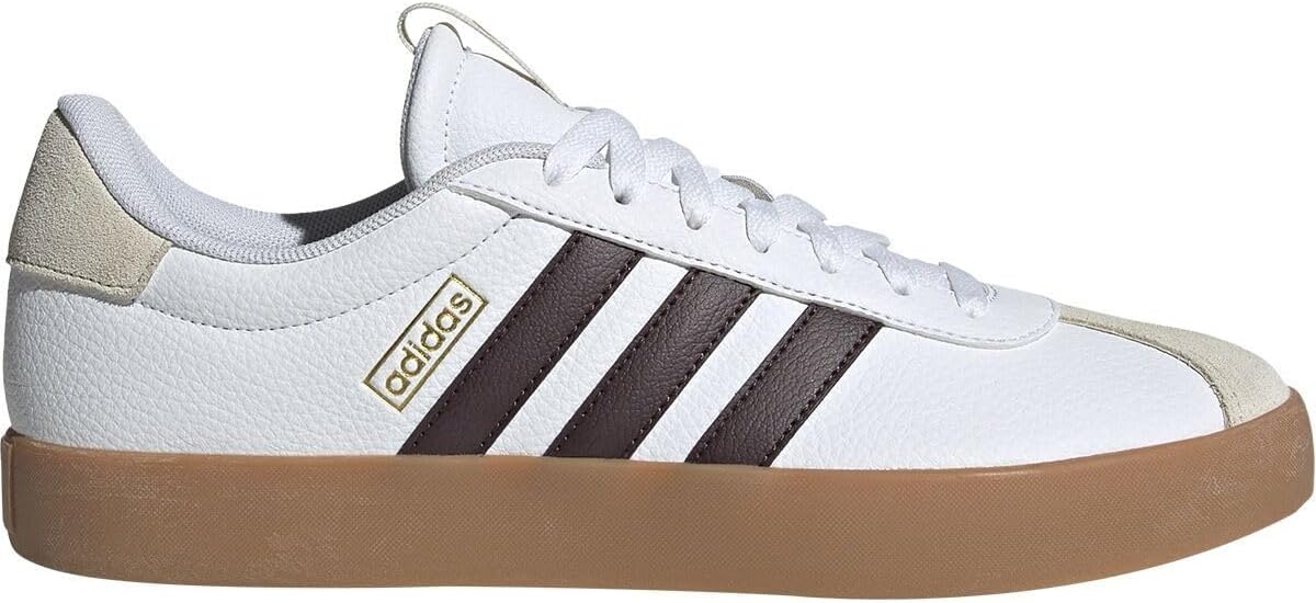 image:imageadidas Mens VL Court 30 SneakersWhiteShadow BrownAlumina