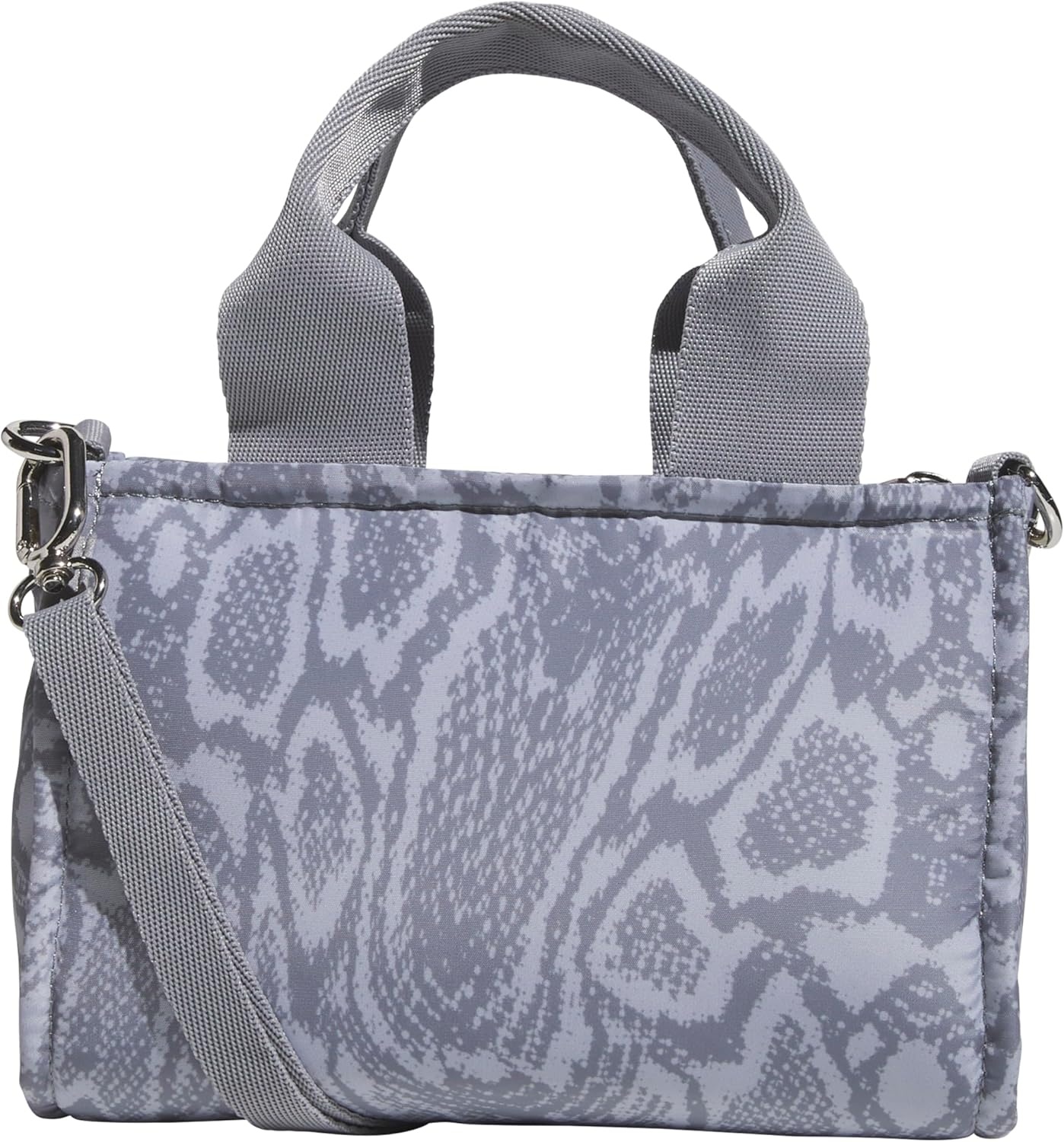 image:imageadidas Micro Mini Tote Handbag Premium Crossbody BagReptile Halo SilvergreyGrey