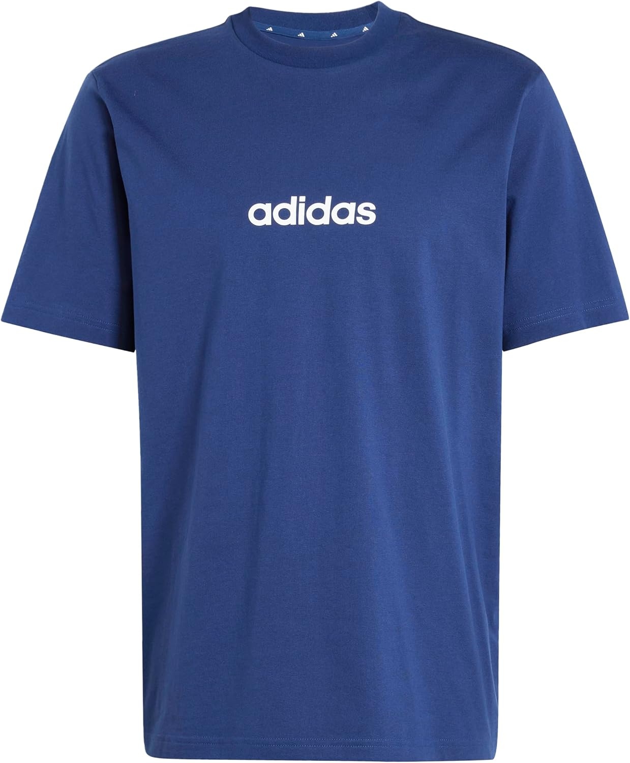 image:imageadidas Originals Mens Essentials Linear Single Jersey TShirtDark BlueWhite