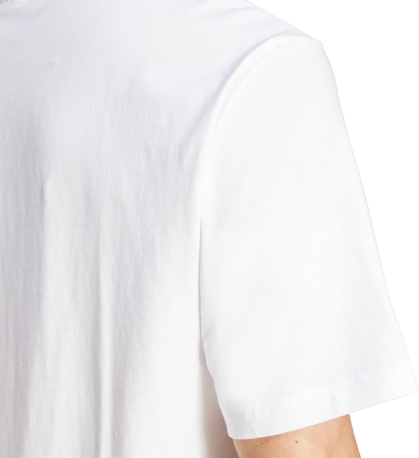 image:imageadidas Originals Mens Essentials Linear Single Jersey TShirtWhiteBlack