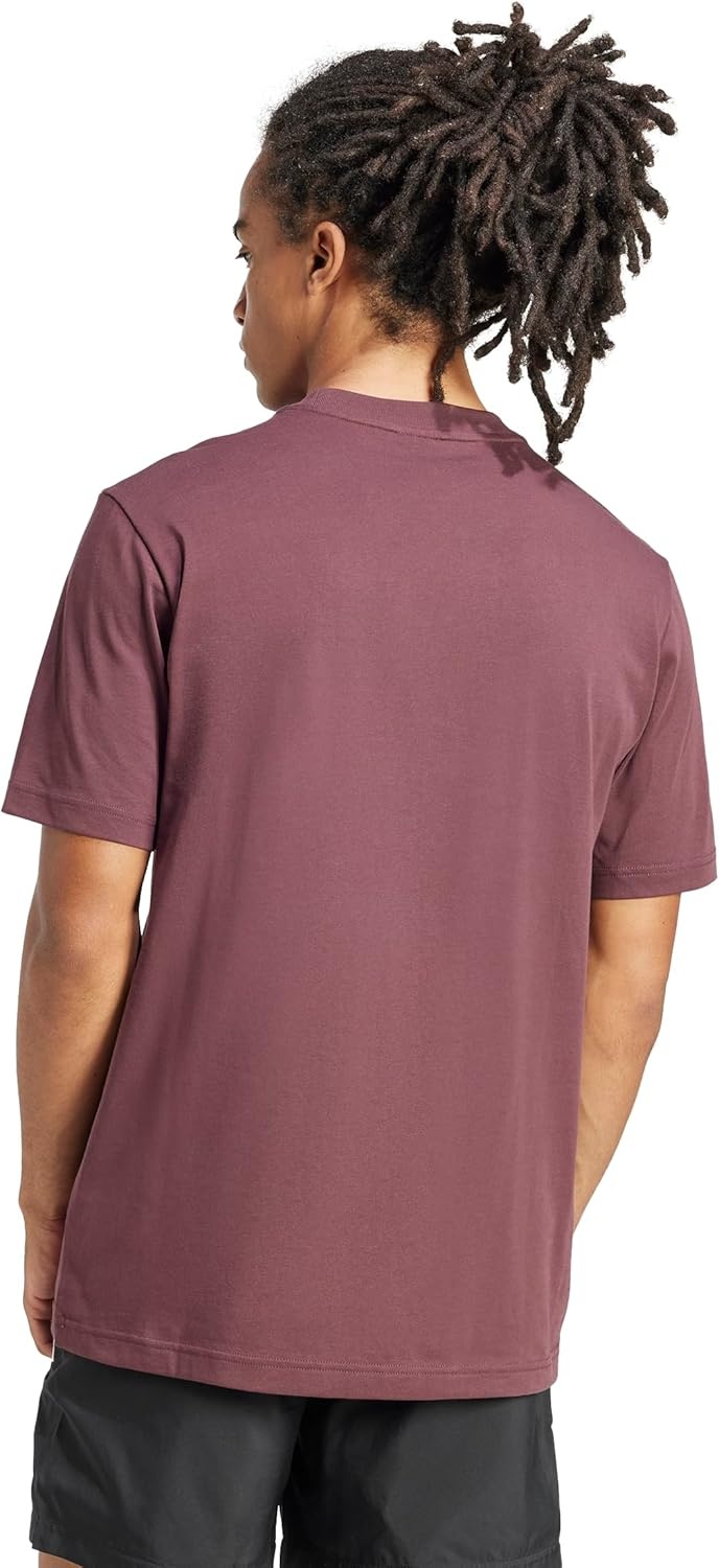 image:imageadidas Originals Mens Essentials Small Logo Single Jersey TShirtAurora RubyWhite