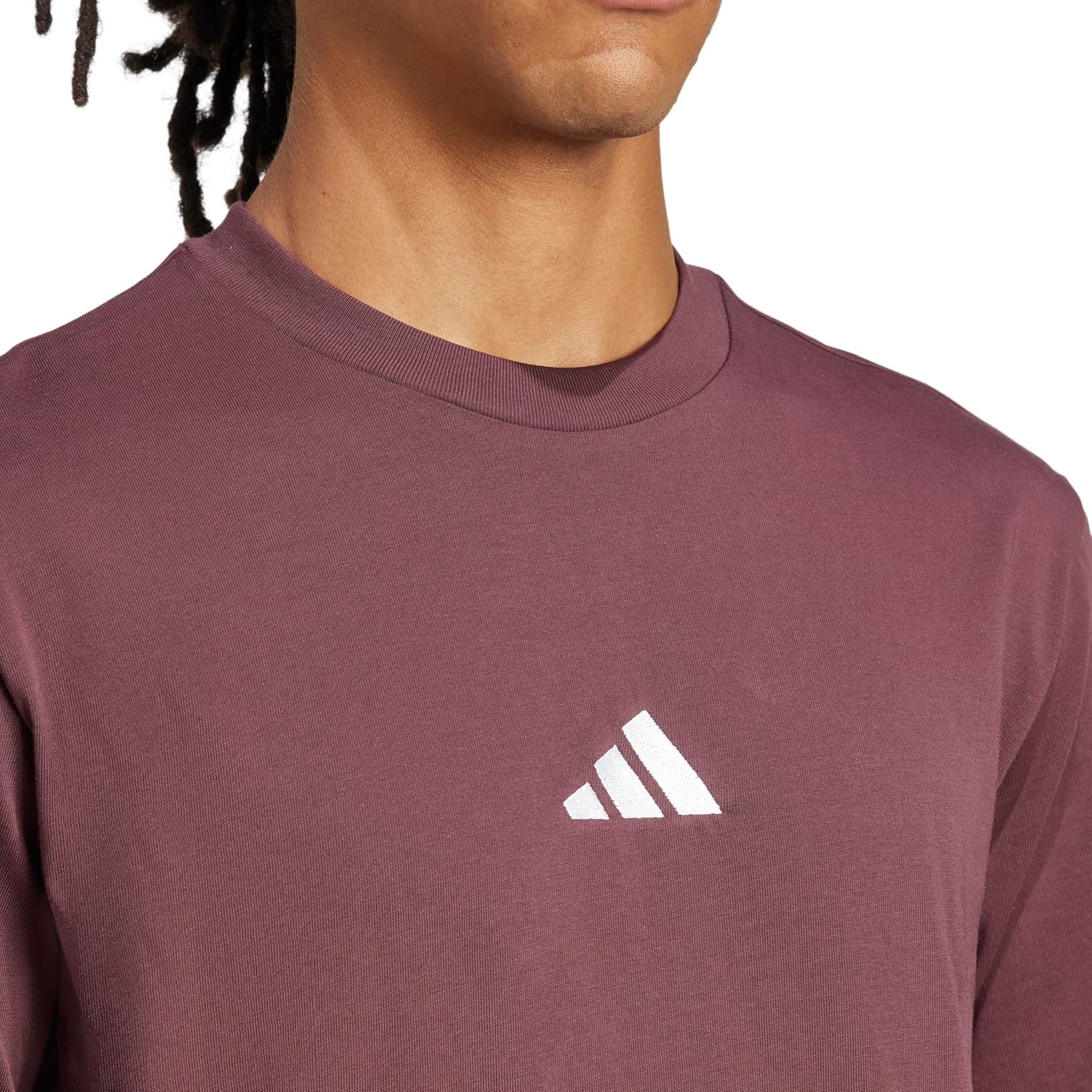 image:imageadidas Originals Mens Essentials Small Logo Single Jersey TShirtAurora RubyWhite