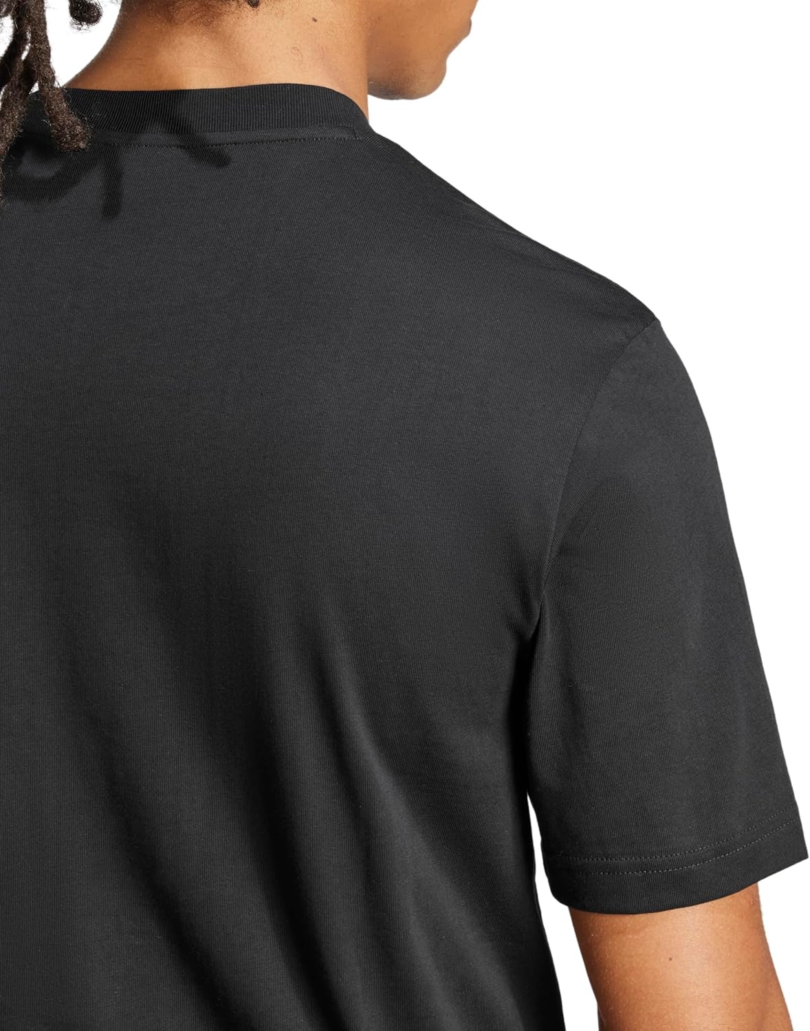 image:imageadidas Originals Mens Essentials Small Logo Single Jersey TShirtBlackWhite