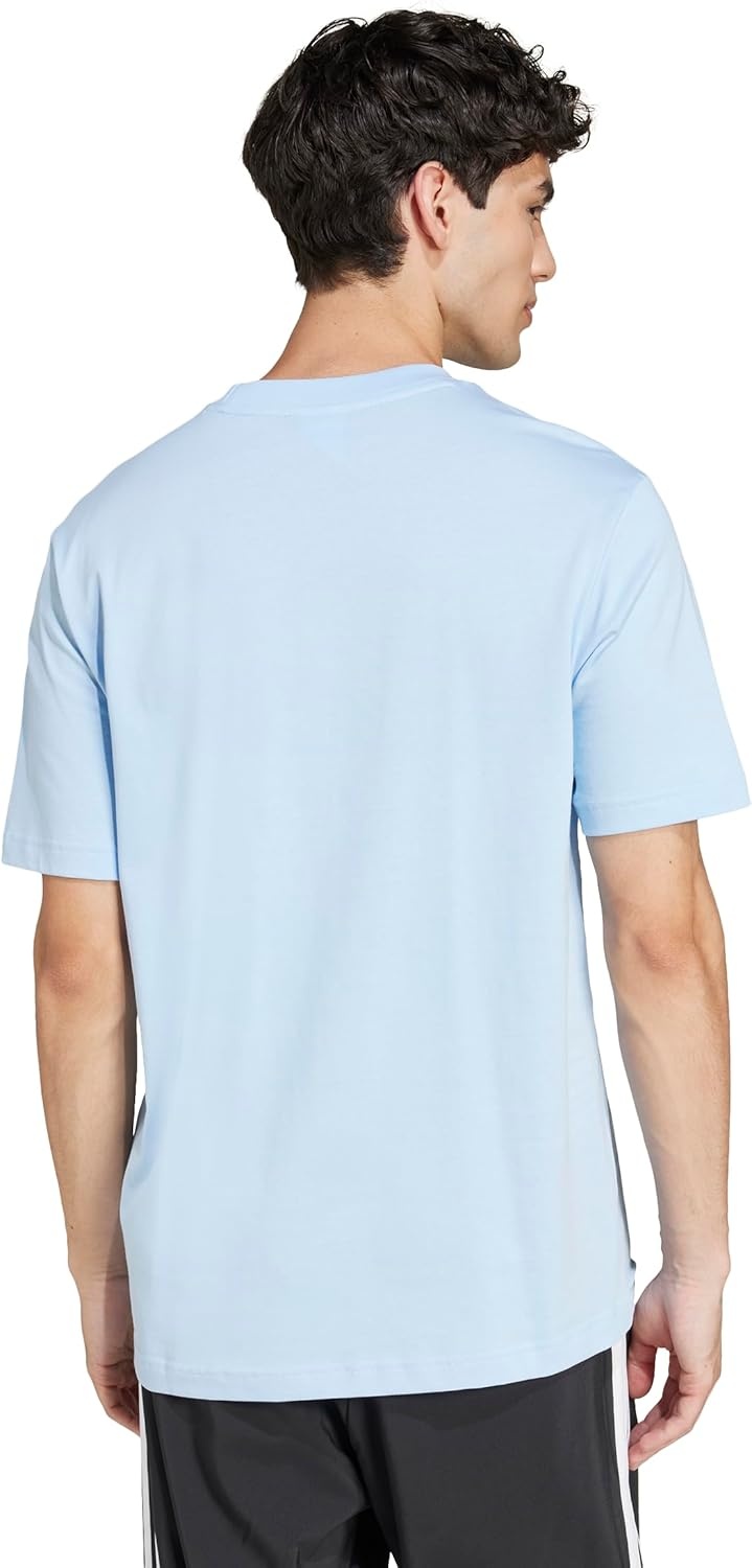 image:imageadidas Originals Mens Essentials Small Logo Single Jersey TShirtBlueBlack