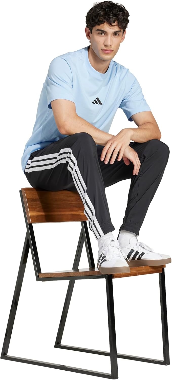 image:imageadidas Originals Mens Essentials Small Logo Single Jersey TShirtBlueBlack