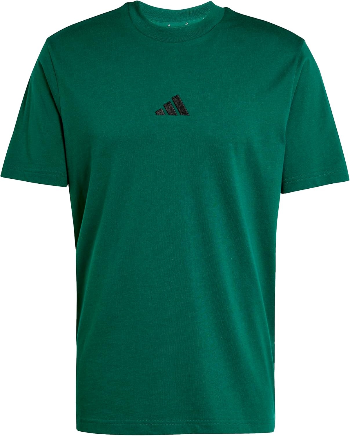 image:imageadidas Originals Mens Essentials Small Logo Single Jersey TShirtCollegiate GreenBlack