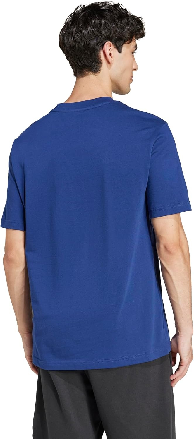 image:imageadidas Originals Mens Essentials Small Logo Single Jersey TShirtDark BlueWhite