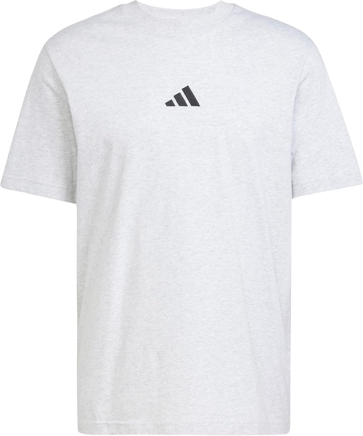image:imageadidas Originals Mens Essentials Small Logo Single Jersey TShirtLight Grey HeatherBlack