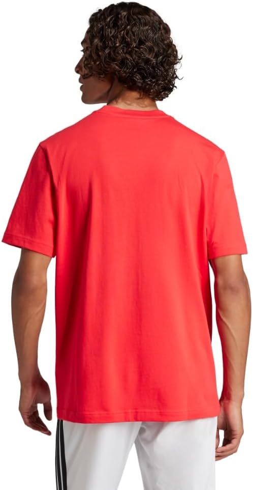 image:imageadidas Originals Mens Essentials Small Logo Single Jersey TShirtPure RubyBlack