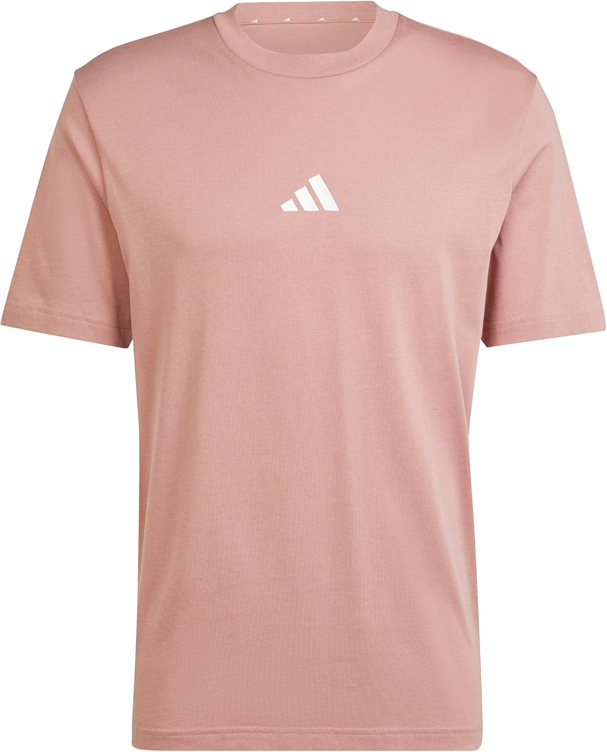 image:imageadidas Originals Mens Essentials Small Logo Single Jersey TShirtWarm ClayWhite