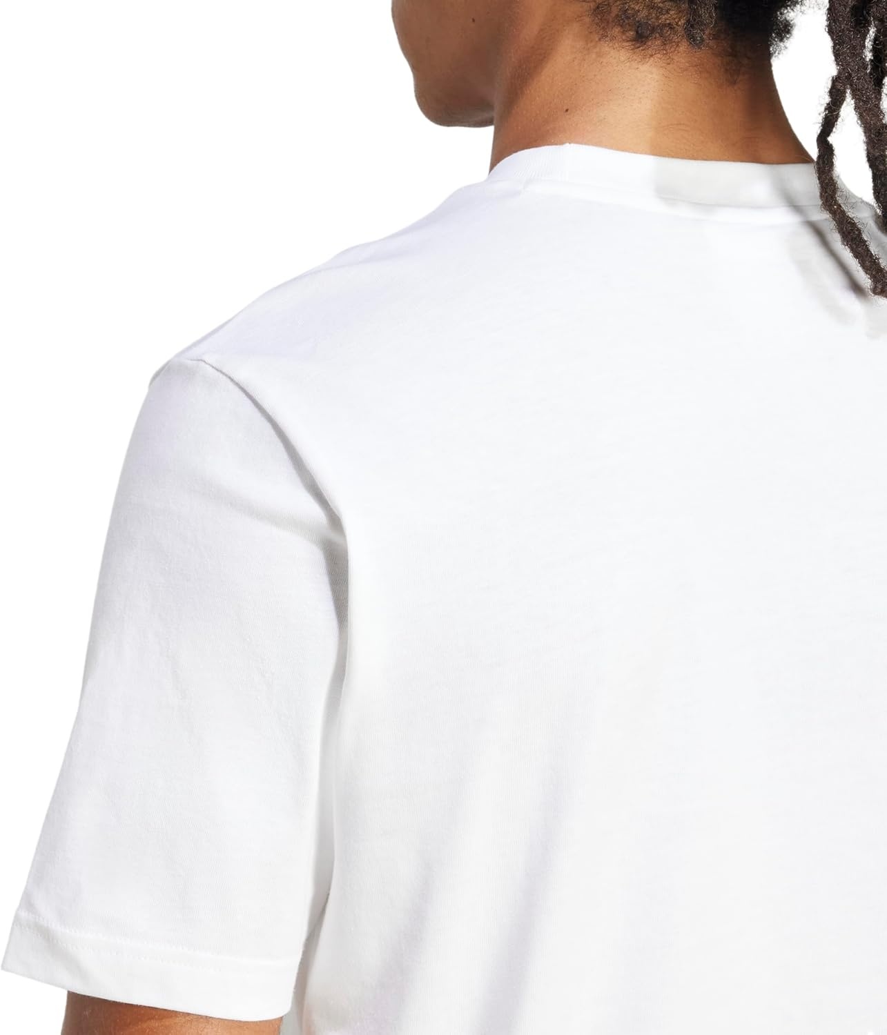 image:imageadidas Originals Mens Essentials Small Logo Single Jersey TShirtWhiteBlack