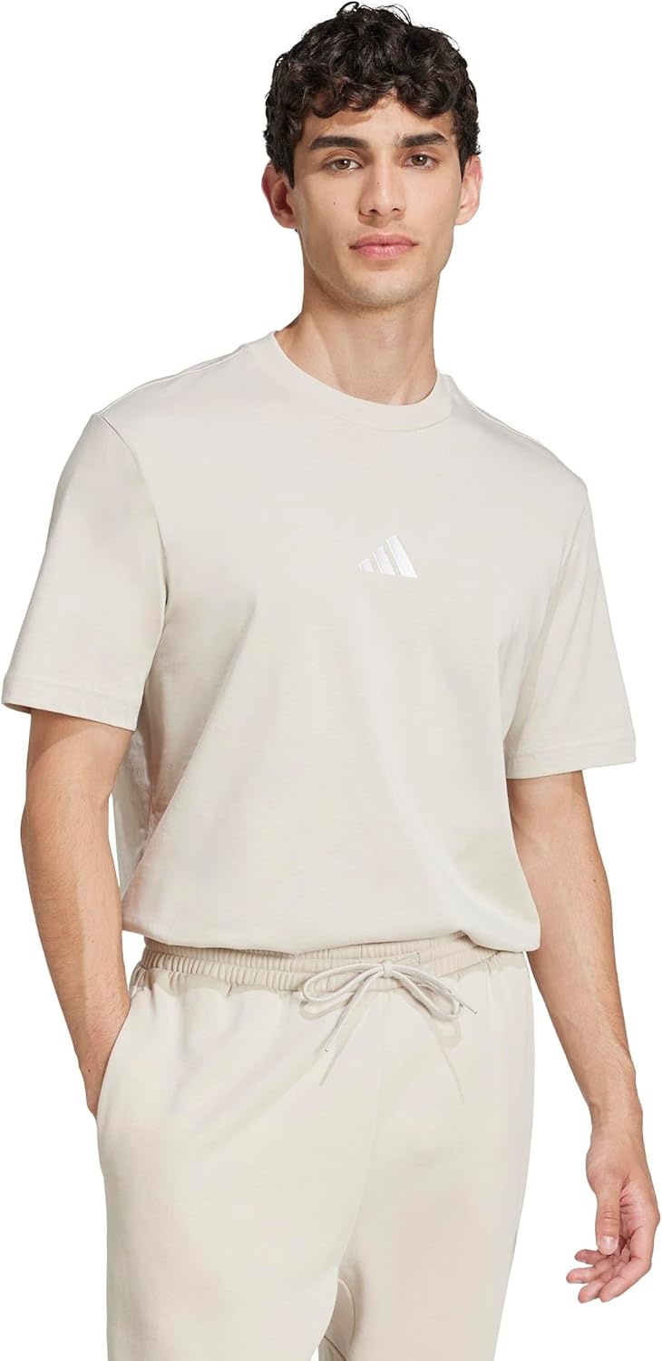 image:imageadidas Originals Mens Essentials Small Logo Single Jersey TShirtWonder AluminaWhite