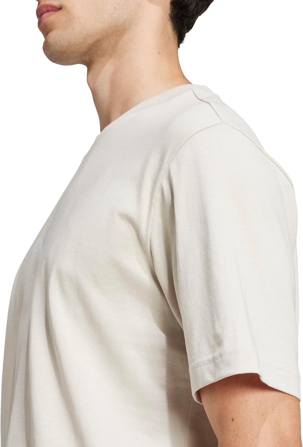 image:imageadidas Originals Mens Essentials Small Logo Single Jersey TShirtWonder AluminaWhite