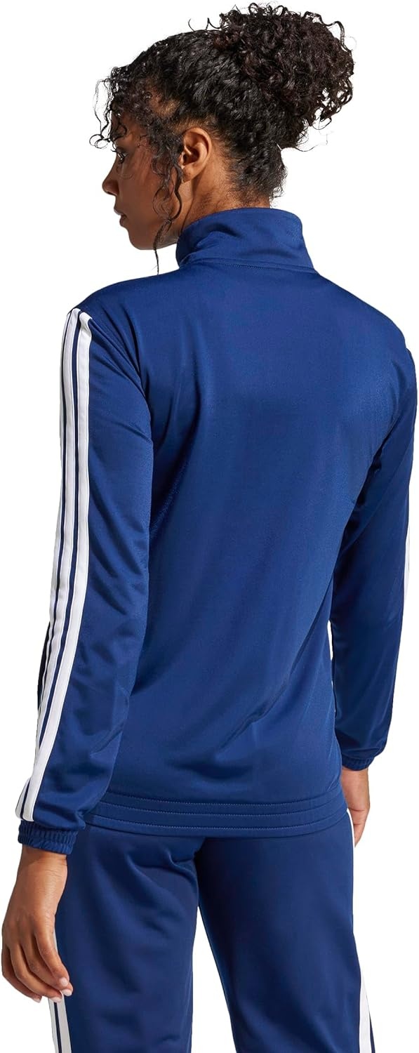 image:imageadidas Originals Womens Tricot 3Stripes Track Top SweatshirtDark BlueWhite