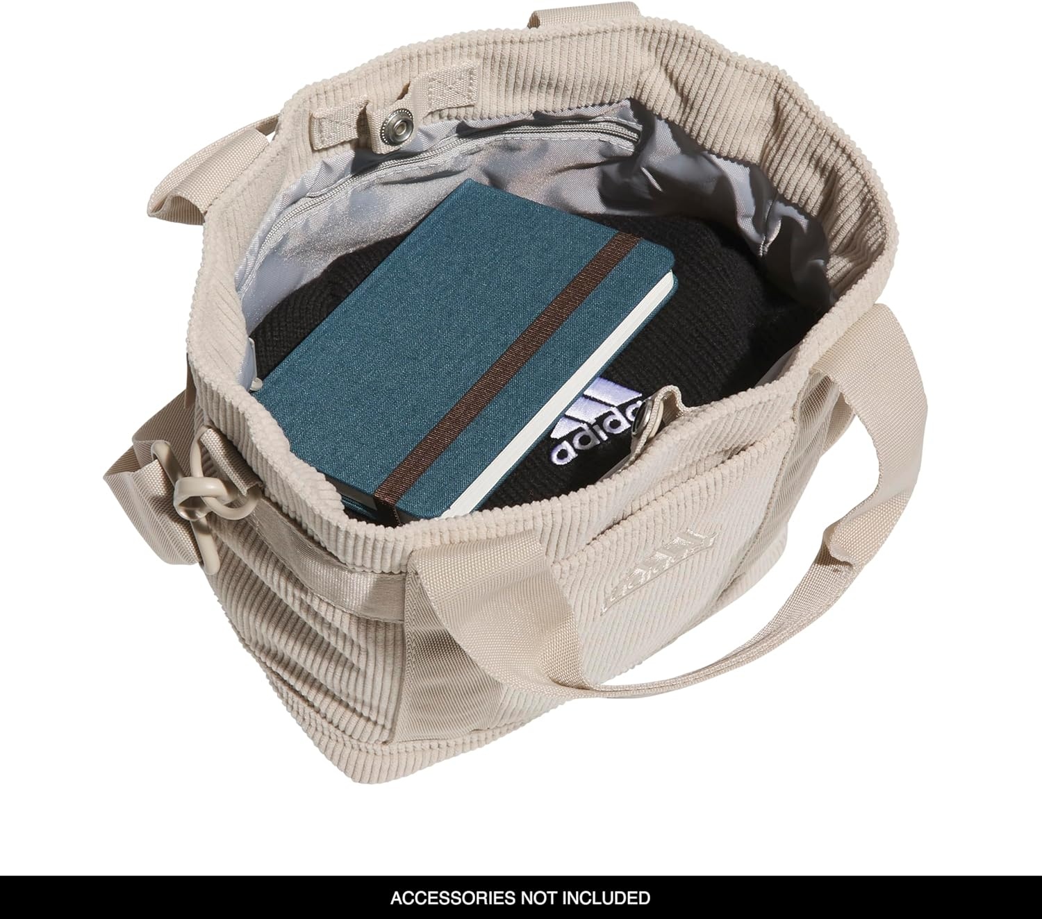 image:imageadidas Small Tote Mini Bag for Women and MenCorduroyWonder Beige