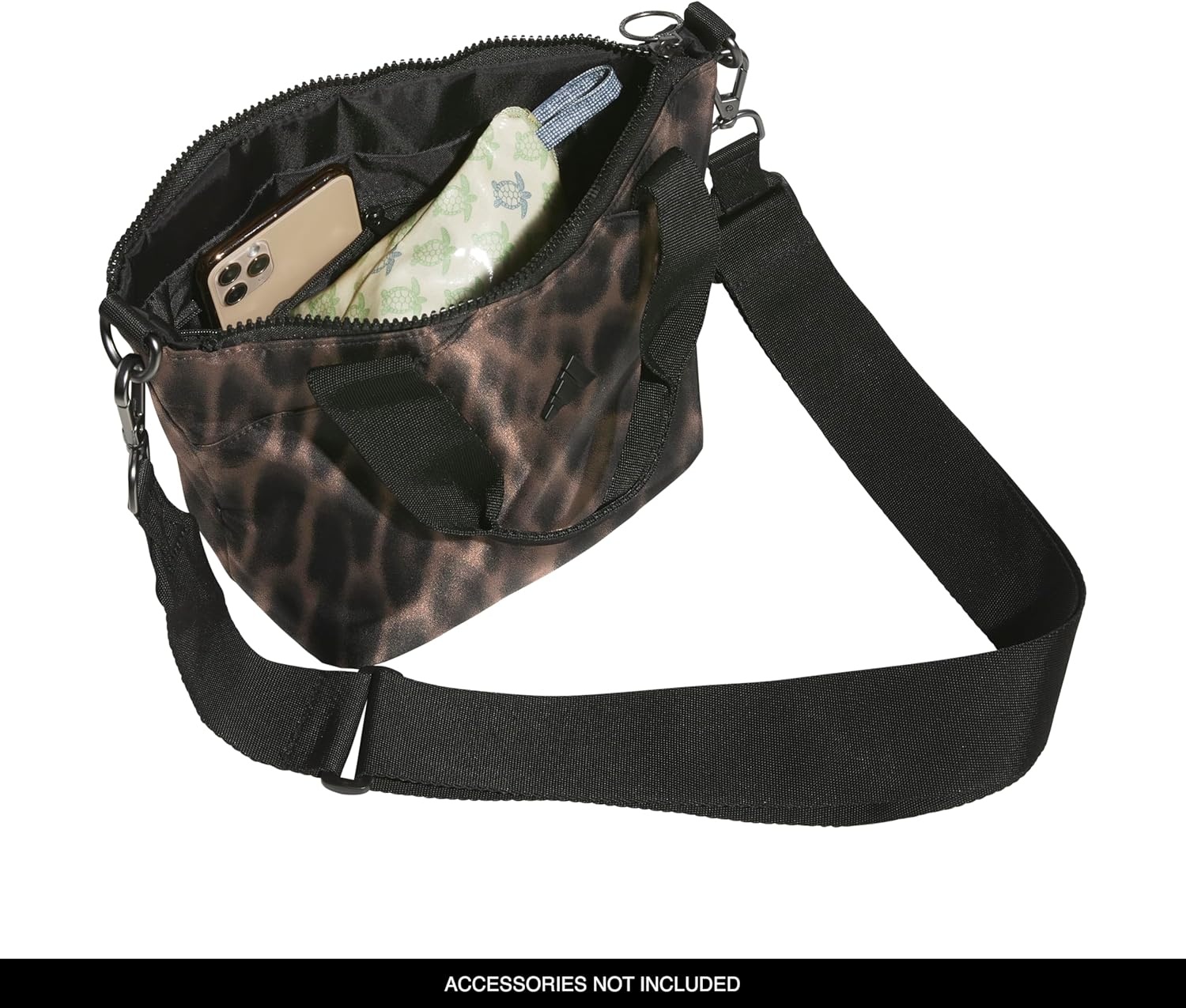 image:imageadidas Small Tote Mini Bag for Women and MenPremiumLeopard Blackearth StrataBlack