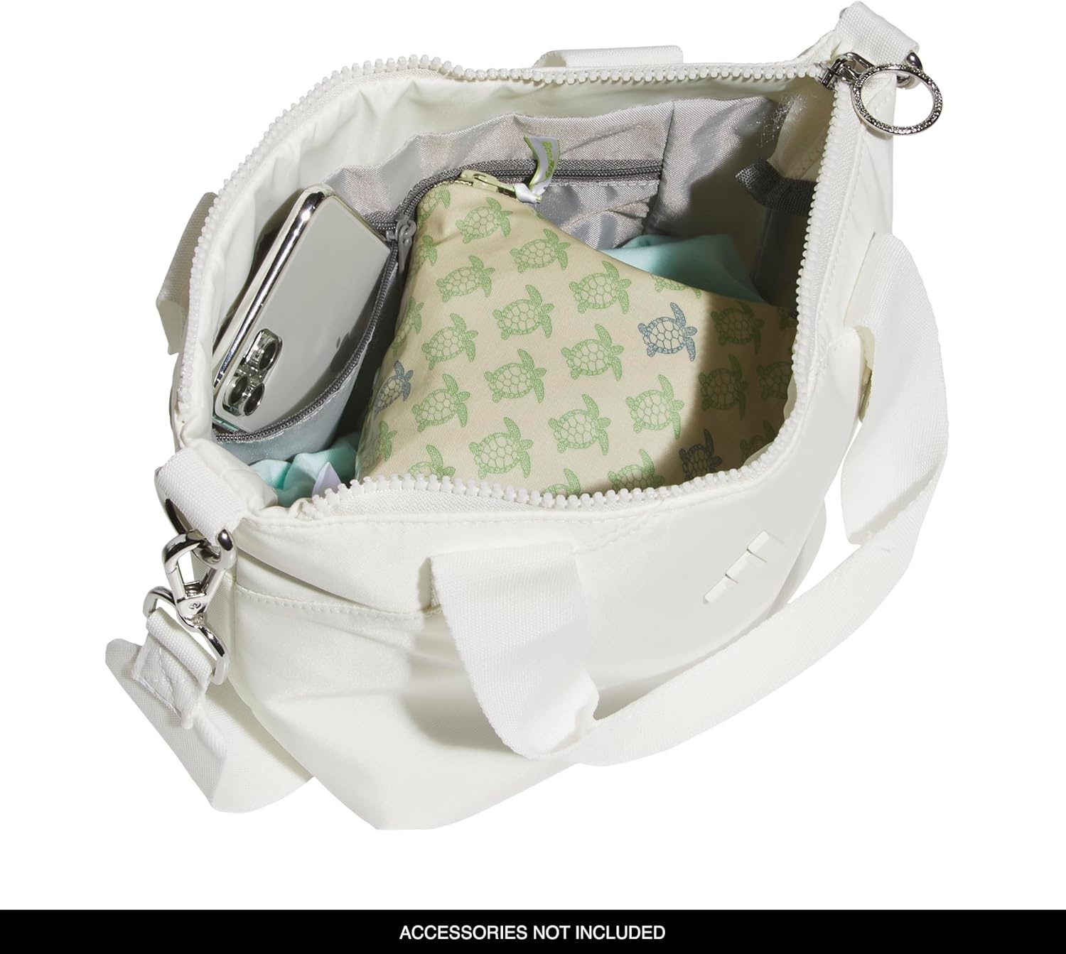 image:imageadidas Small Tote Mini Bag for Women and MenPremiumOff WhiteSilver Metallic