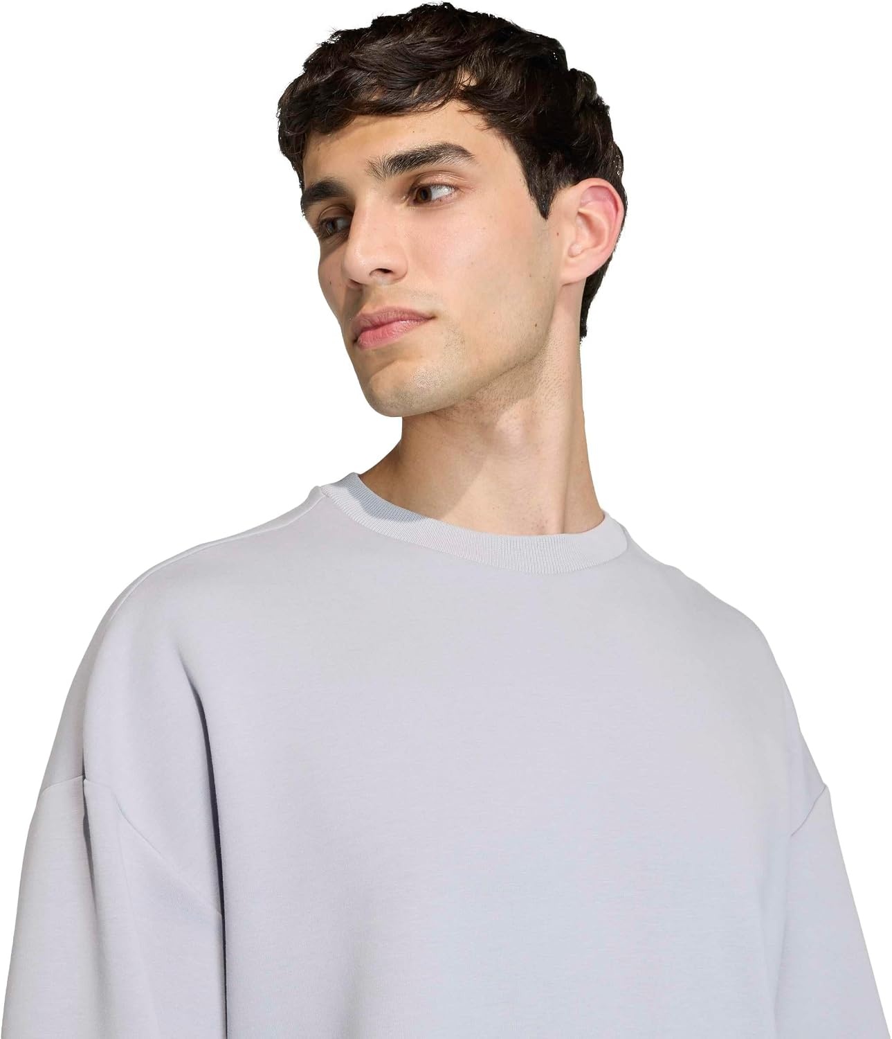 image:imageadidas Soft Lux SweatshirtHalo Silver