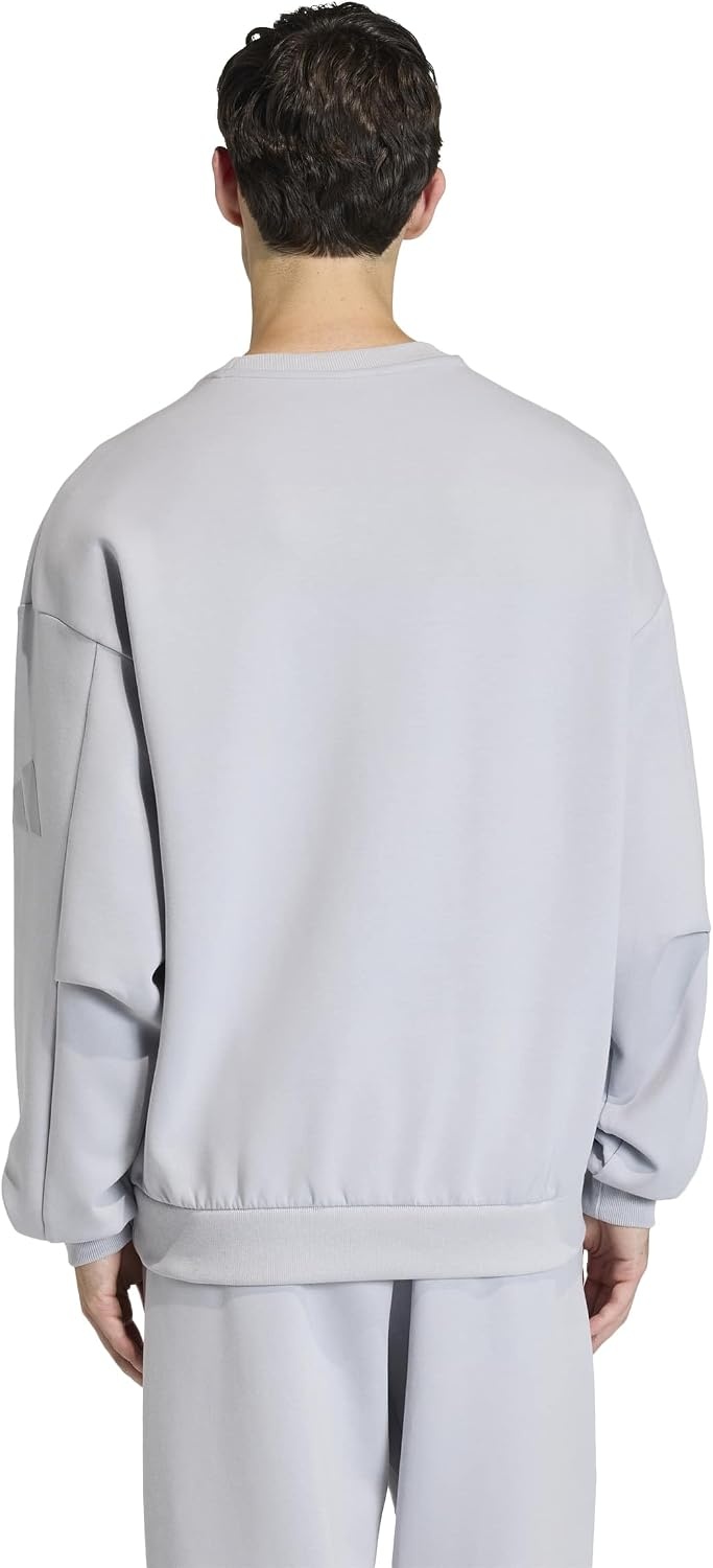 image:imageadidas Soft Lux SweatshirtHalo Silver