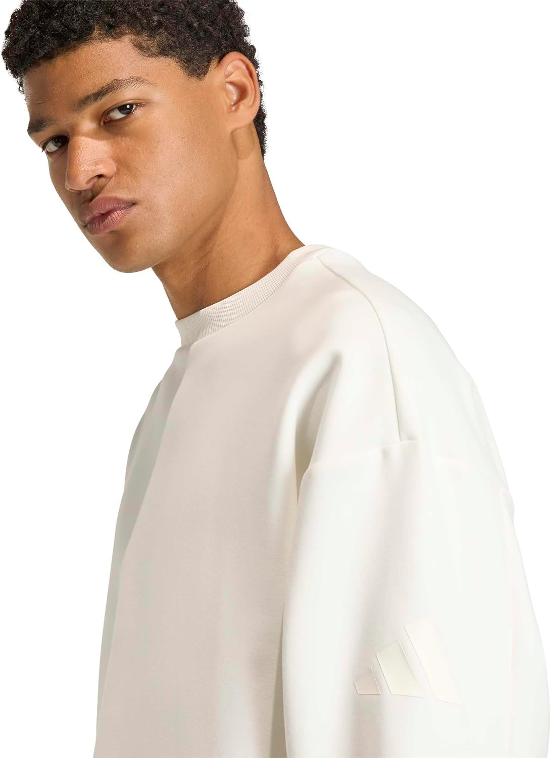 image:imageadidas Soft Lux SweatshirtOffwhite