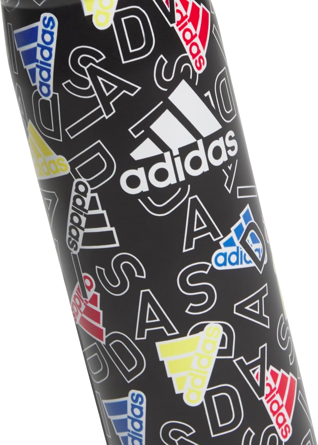 image:imageadidas Stainless Steel Metal Water Bottle 20 oz 600 mL Straw LidAdi Comp BlackBlackWhite