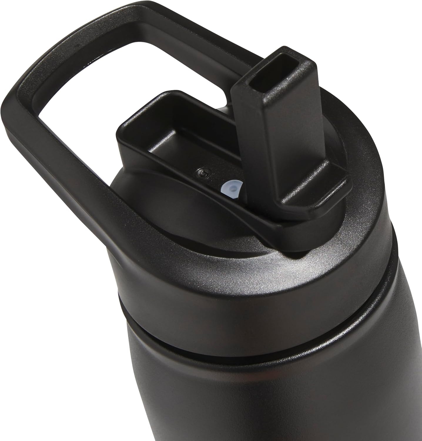 image:imageadidas Stainless Steel Metal Water Bottle 20 oz 600 mL Straw LidBlackWhite