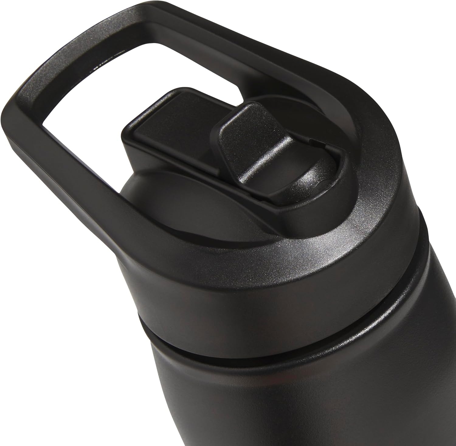 image:imageadidas Stainless Steel Metal Water Bottle 20 oz 600 mL Straw LidBlackWhite