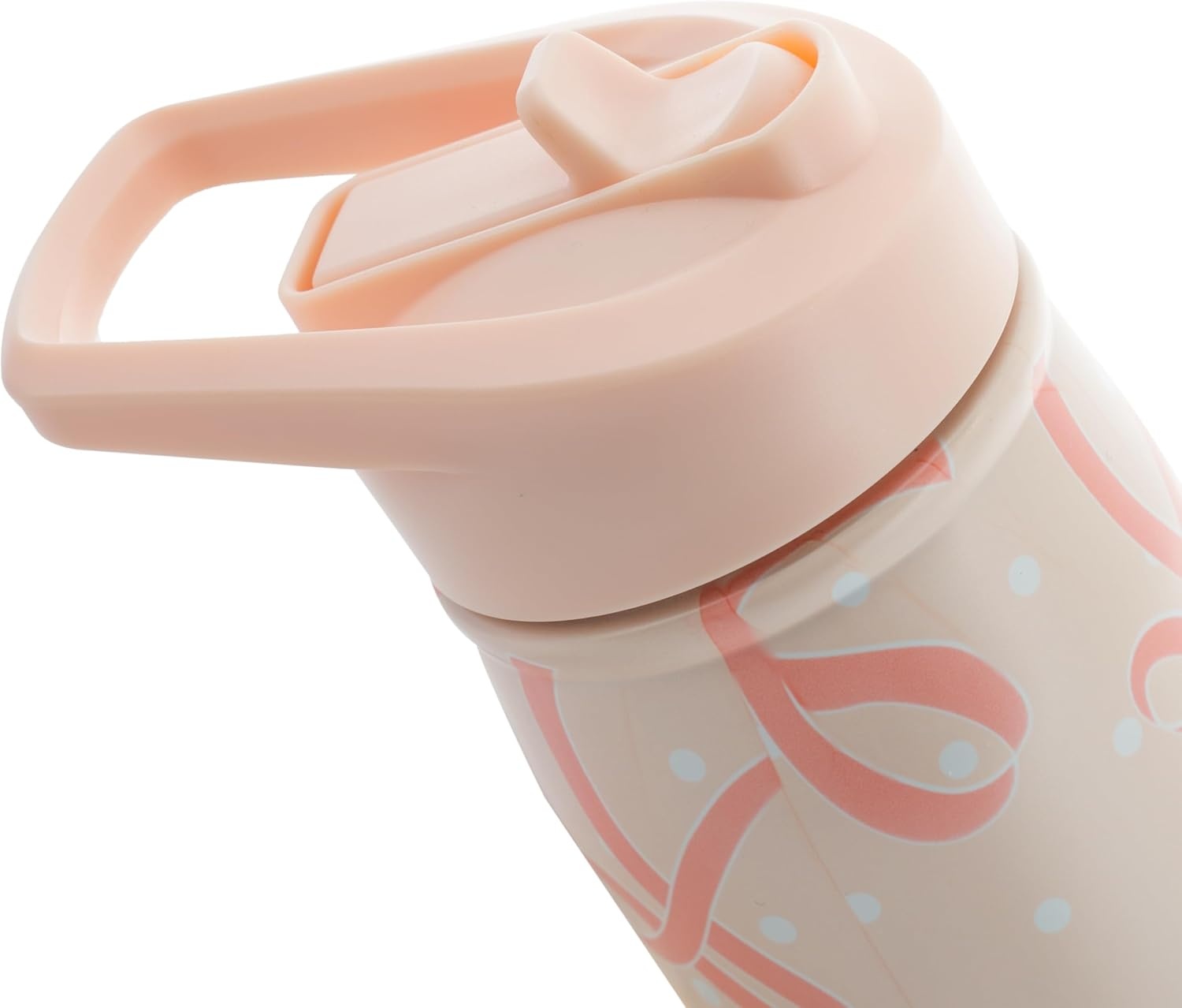 image:imageadidas Stainless Steel Metal Water Bottle 20 oz 600 mL Straw LidPink TintWhiteSemi Frozen Turbo Pink2