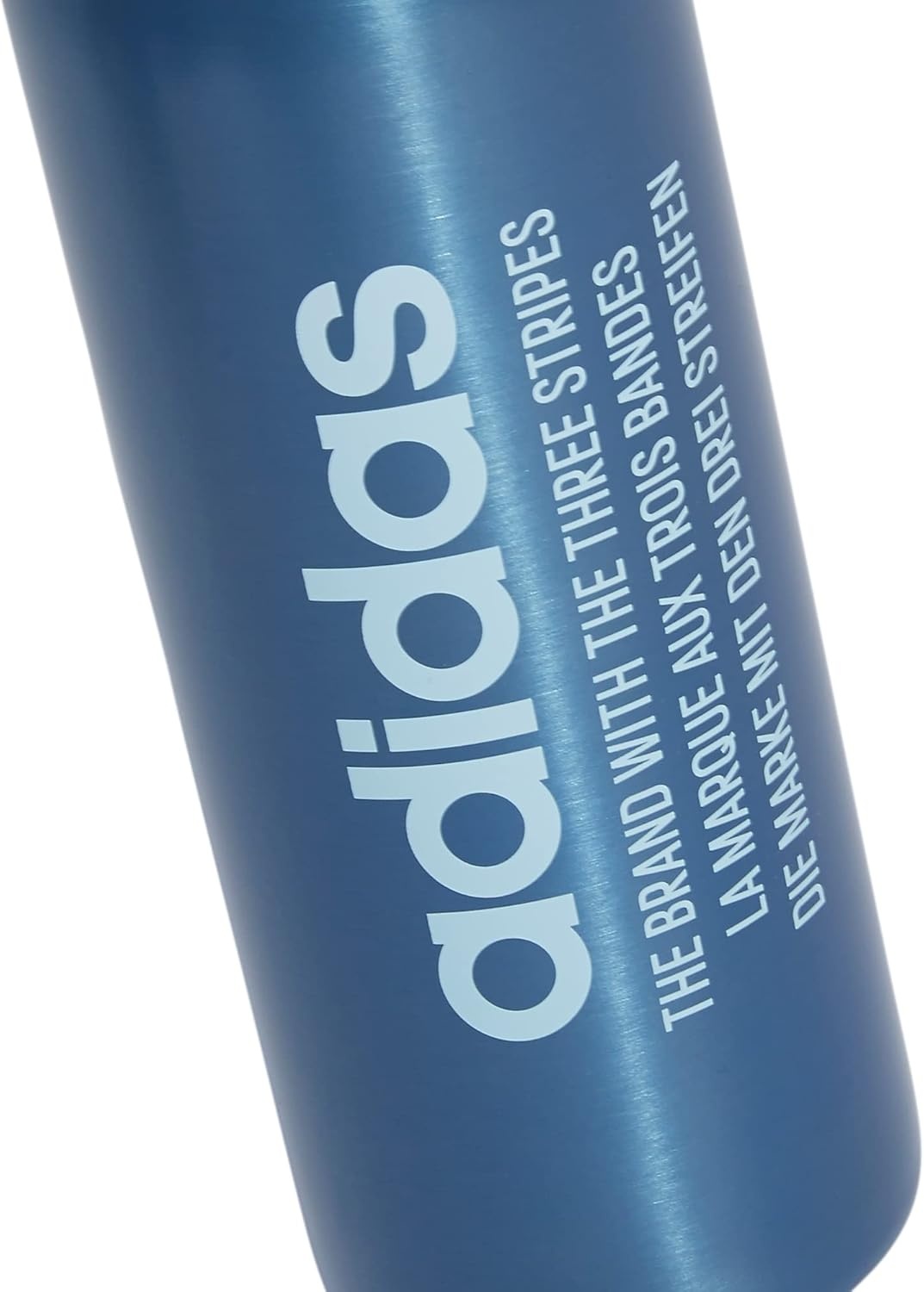 image:imageadidas Stainless Steel Metal Water Bottle 20 oz 600 mL Straw LidPulse BlueBlackAlmost Blue