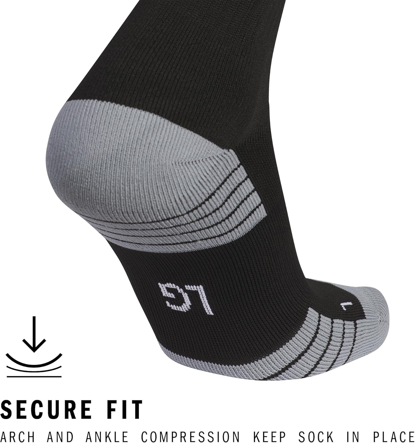 image:imageadidas Team Speed 3 Soccer Socks 1PairBlackWhite20