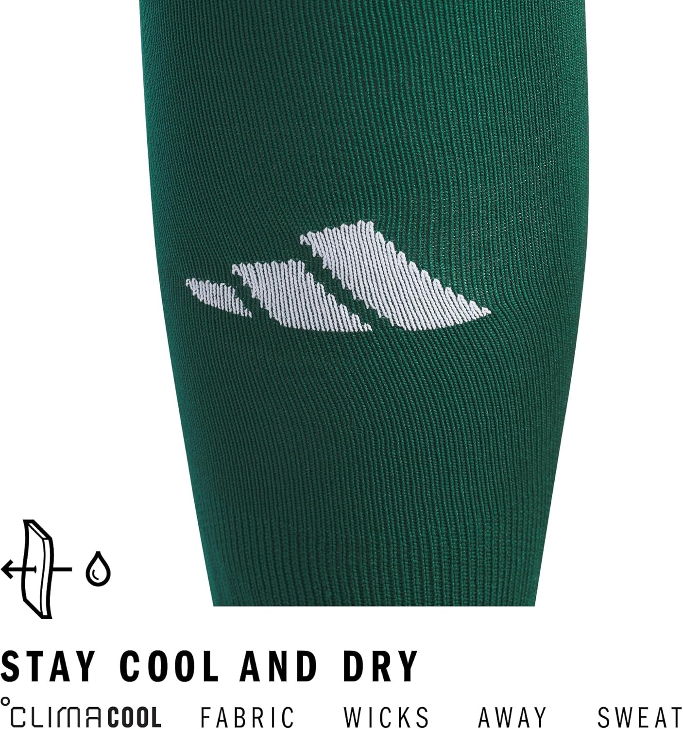 image:imageadidas Team Speed 3 Soccer Socks 1PairDark GreenWhite20