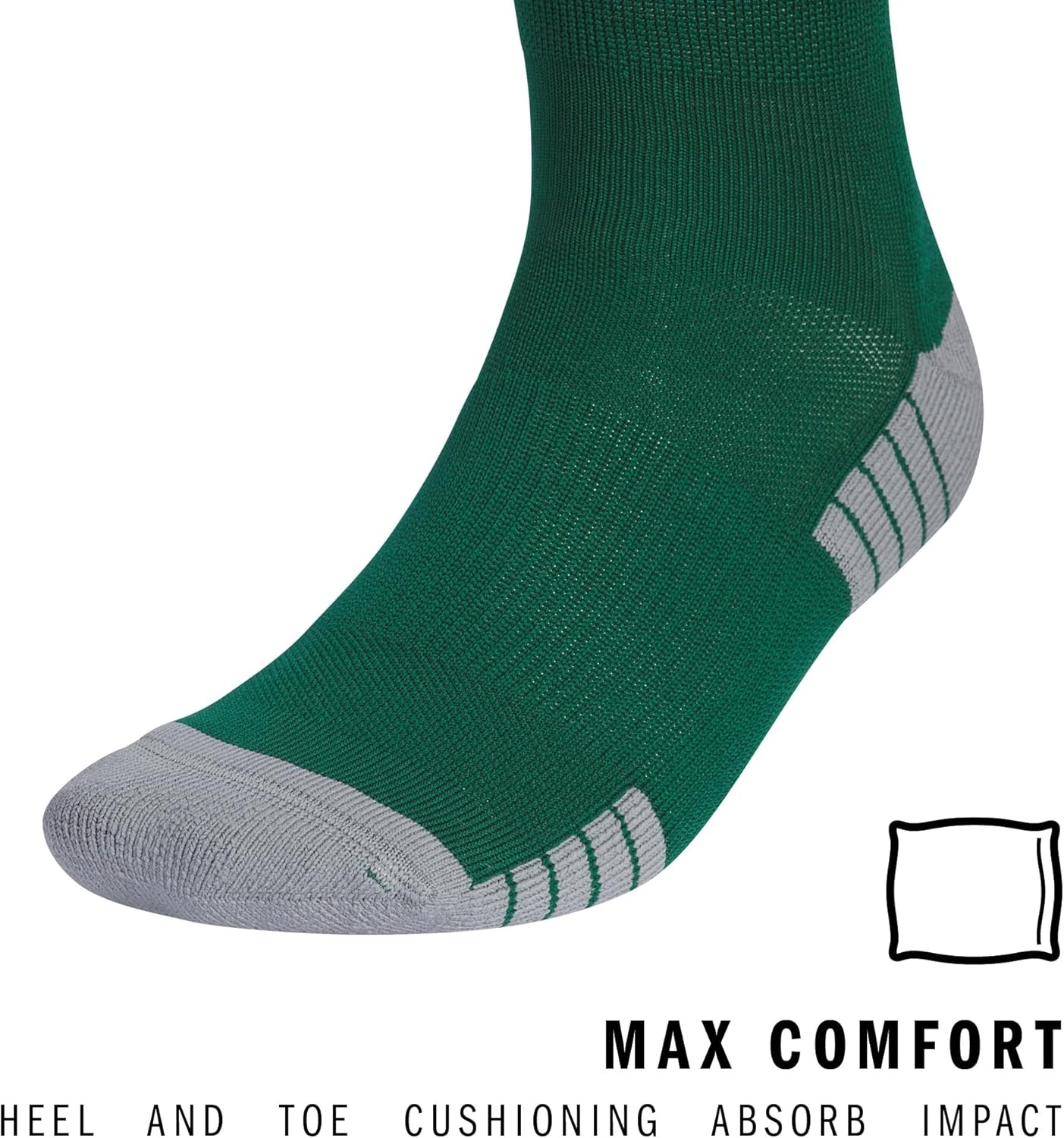 image:imageadidas Team Speed 3 Soccer Socks 1PairDark GreenWhite20