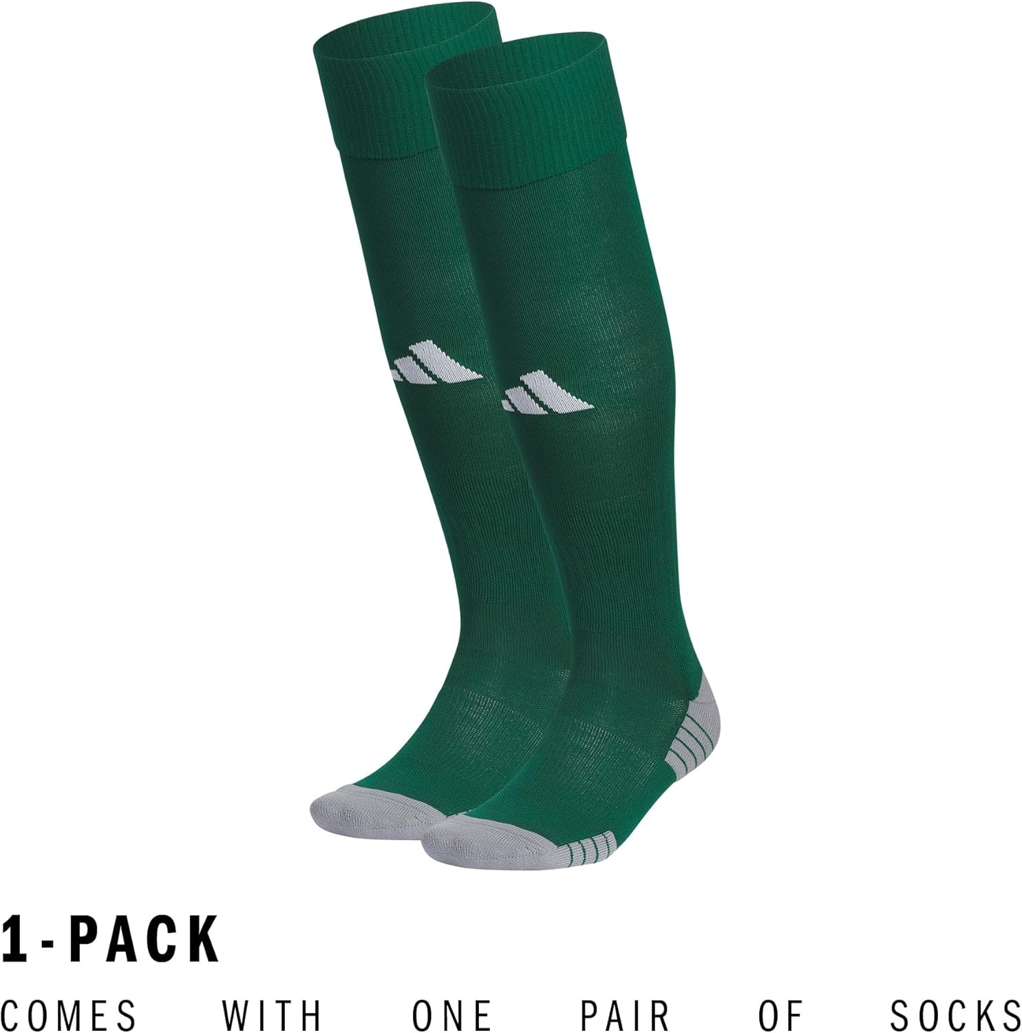 image:imageadidas Team Speed 3 Soccer Socks 1PairDark GreenWhite20