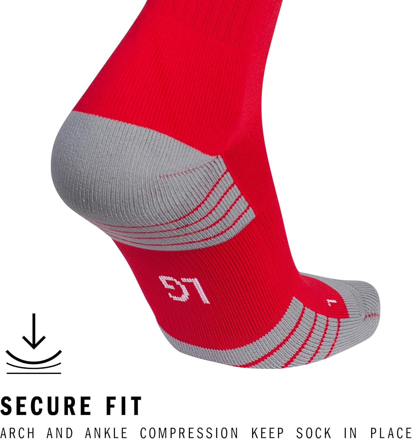image:imageadidas Team Speed 3 Soccer Socks 1PairPower RedWhite20