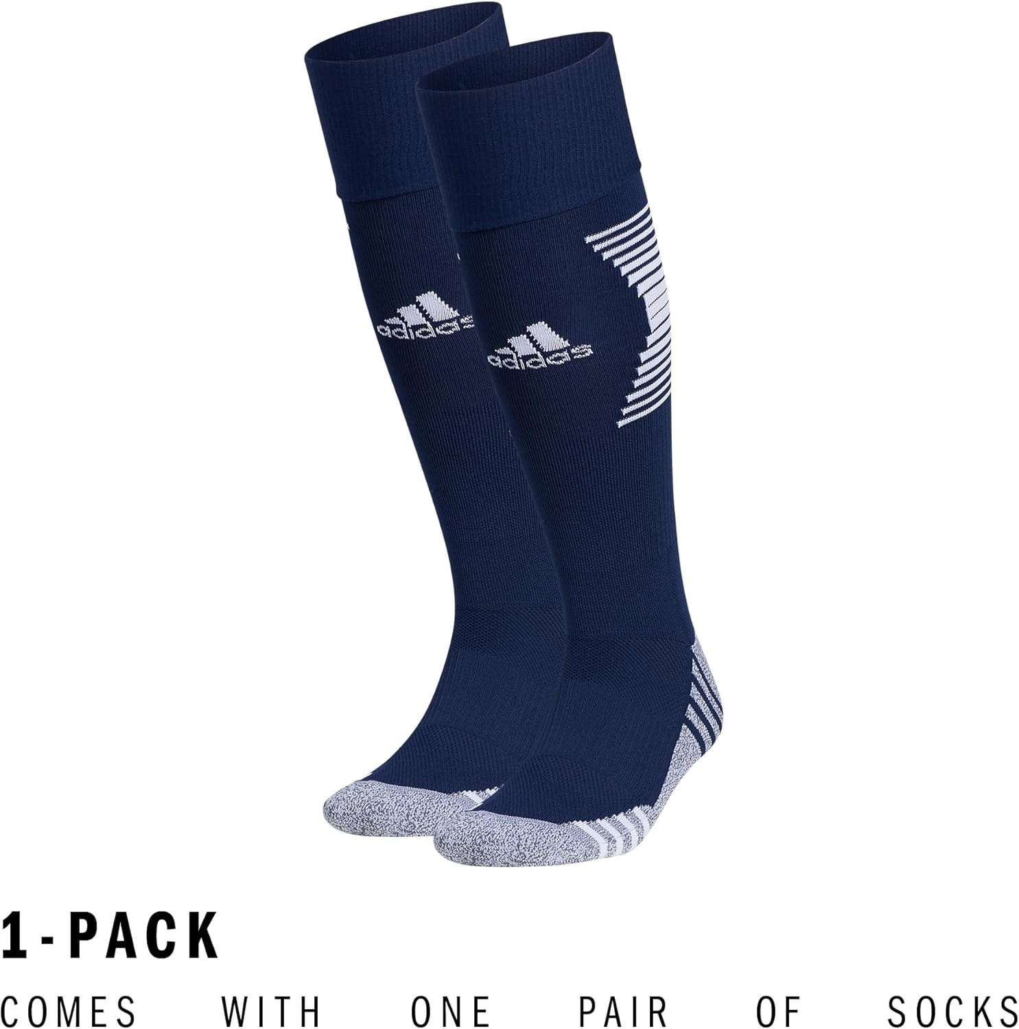 image:imageadidas Team Speed 3 Soccer Socks 1PairTeam Navy BlueWhite