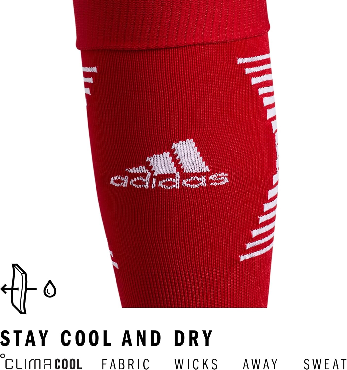 image:imageadidas Team Speed 3 Soccer Socks 1PairTeam Power RedWhite