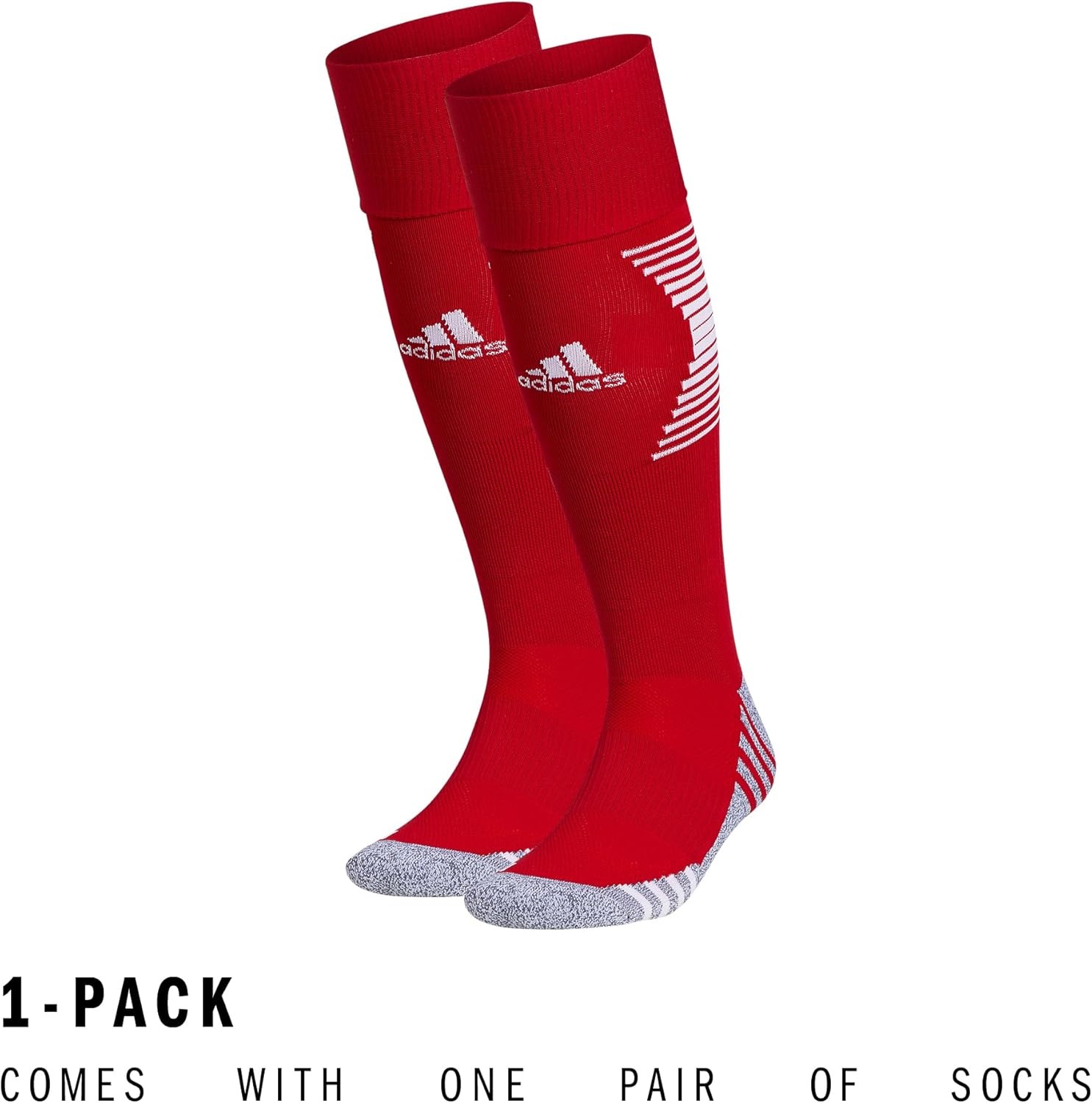 image:imageadidas Team Speed 3 Soccer Socks 1PairTeam Power RedWhite