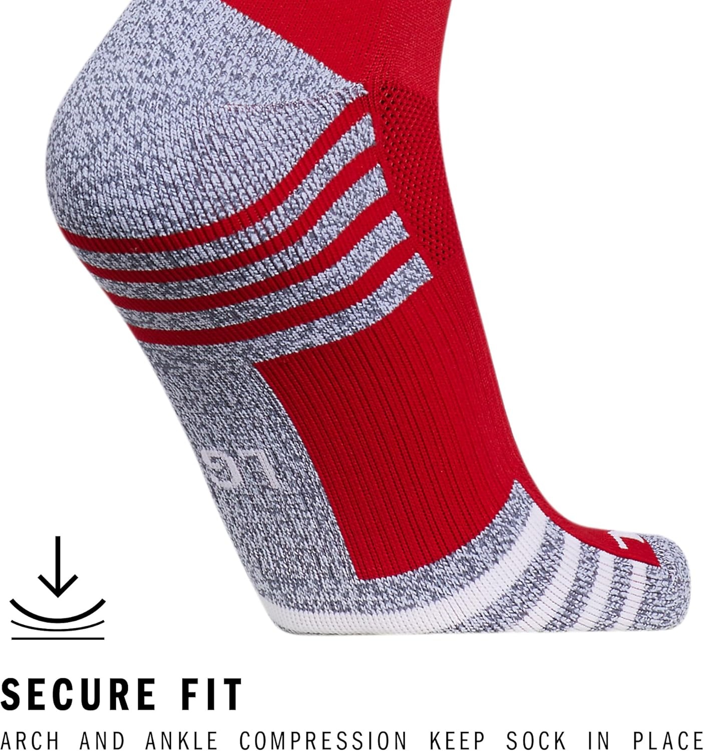 image:imageadidas Team Speed 3 Soccer Socks 1PairTeam Power RedWhite