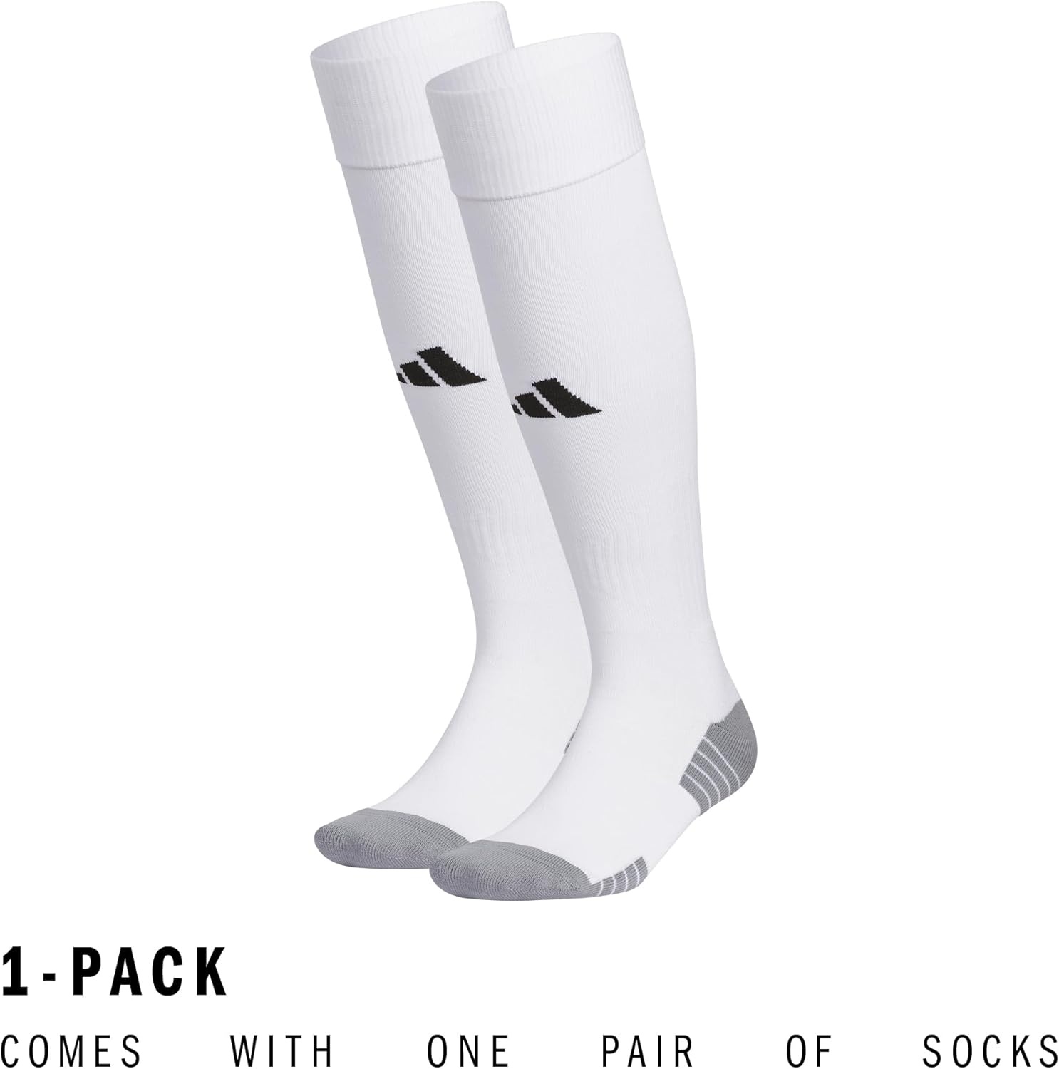image:imageadidas Team Speed 3 Soccer Socks 1PairWhiteBlack20