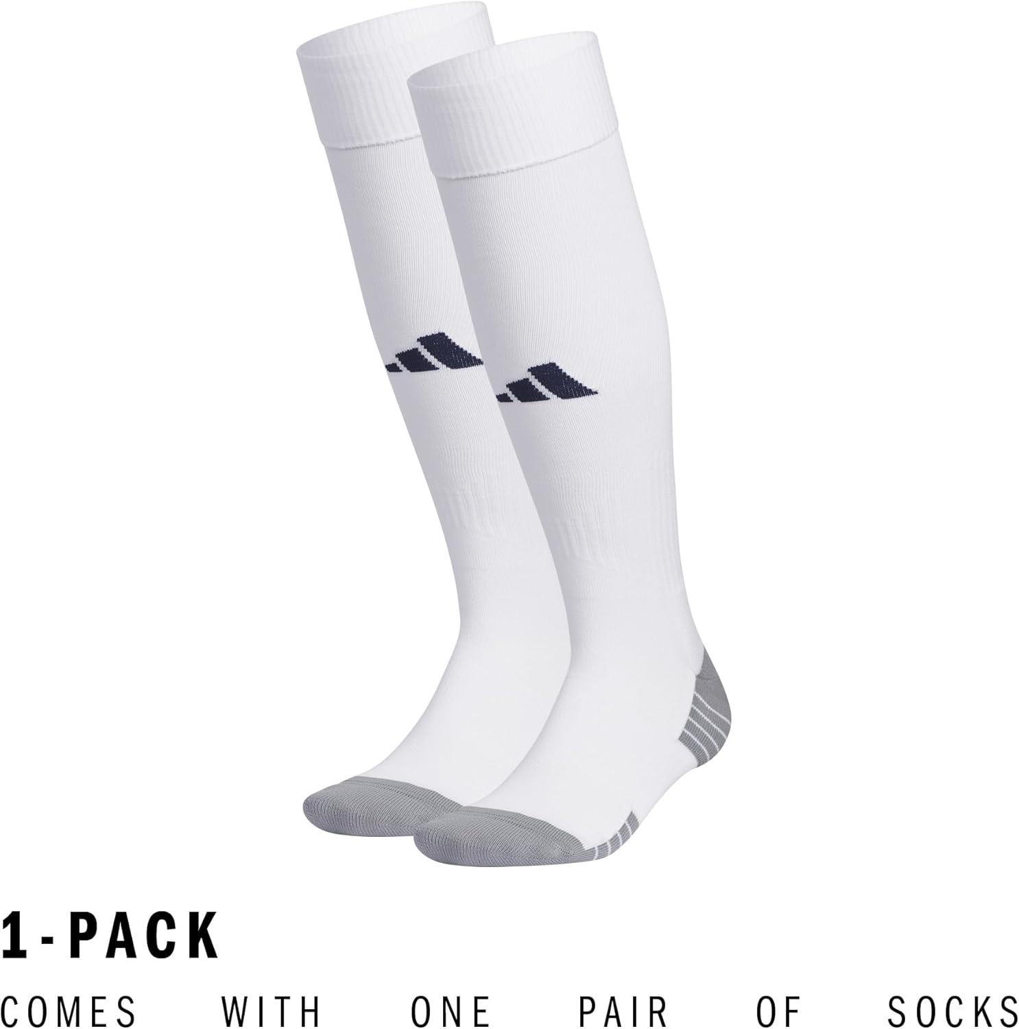 image:imageadidas Team Speed 3 Soccer Socks 1PairWhiteNavy Blue20