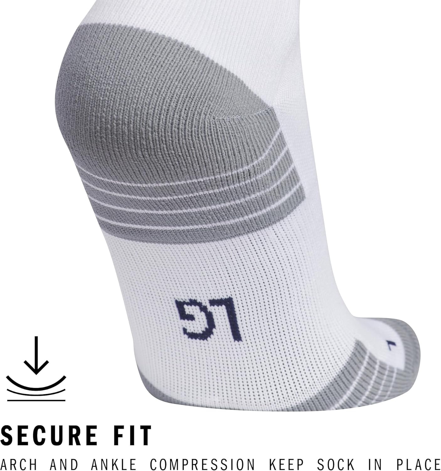 image:imageadidas Team Speed 3 Soccer Socks 1PairWhiteNavy Blue20