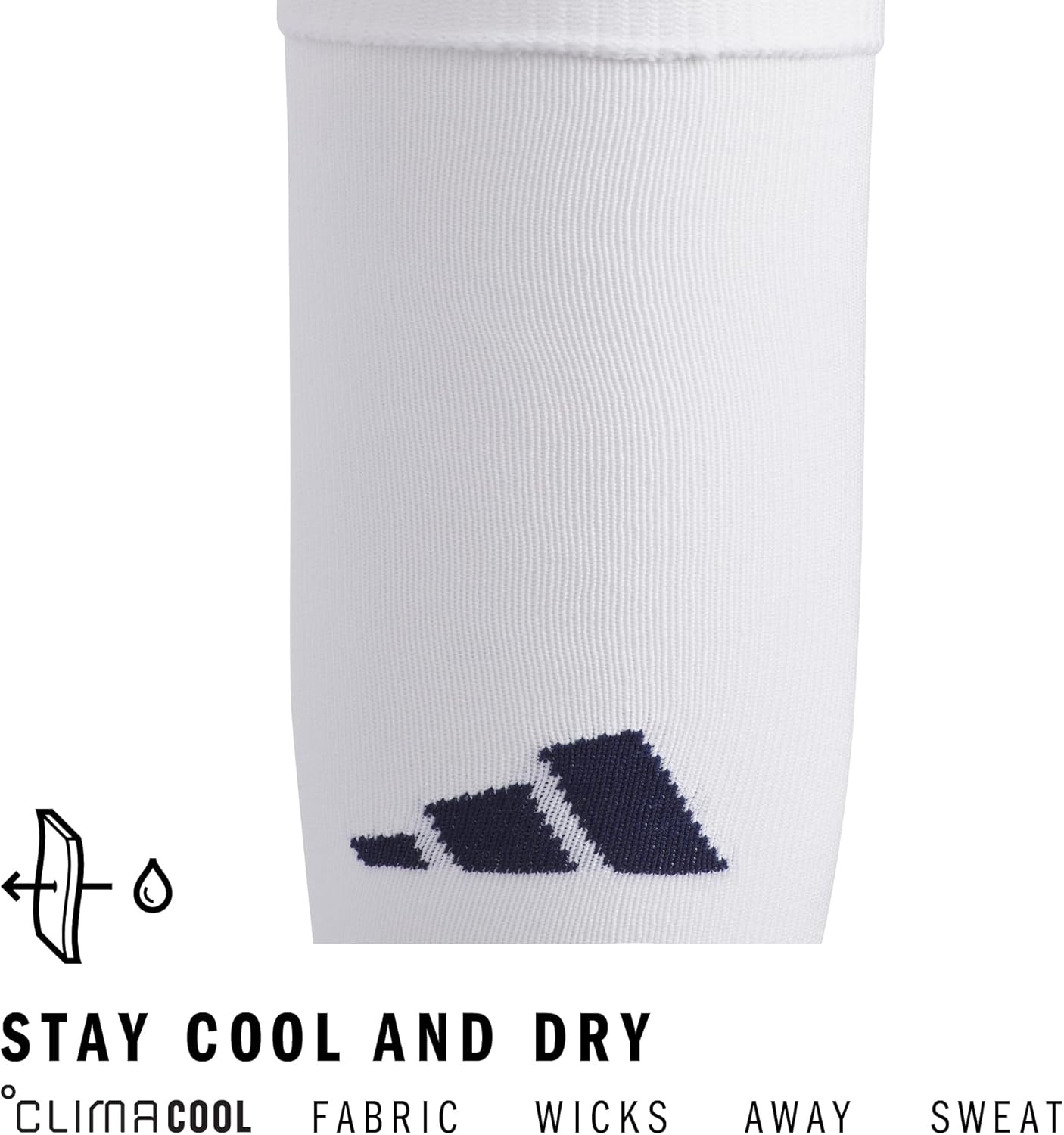 image:imageadidas Team Speed 3 Soccer Socks 1PairWhiteNavy Blue20